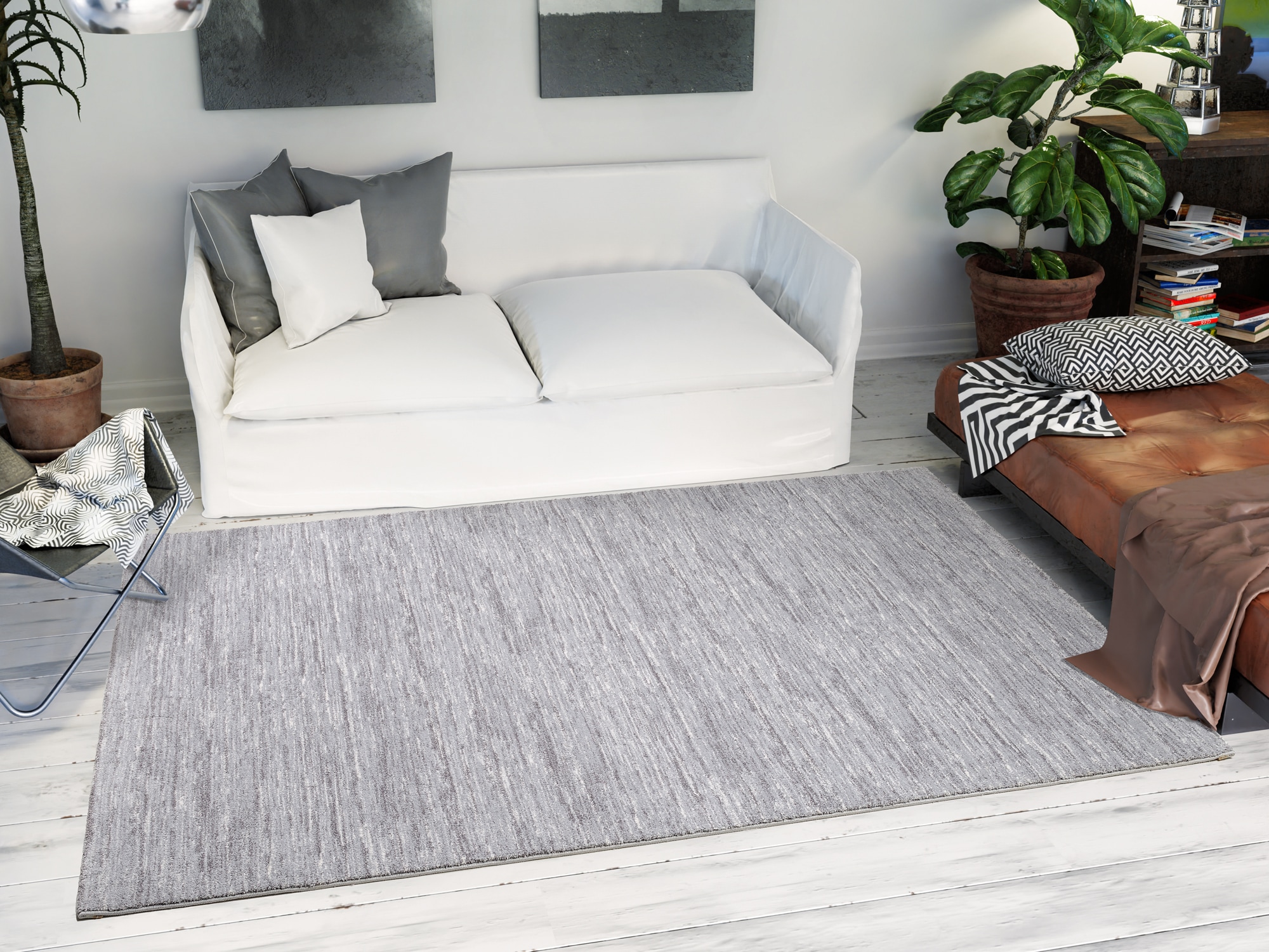 OCI DIE TEPPICHMARKE Teppich "Sofi Lori" rechteckig 12 mm Höhe Frisé Teppich, Kurzflor, Wohnzimmer
