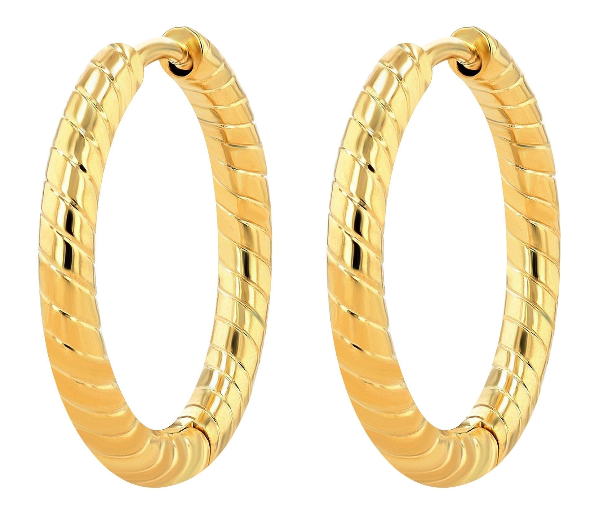 Adelia´s Klappcreolen "Damen Ohrringe – Klappcreole aus Edelstahl" Perfekt günstig online kaufen