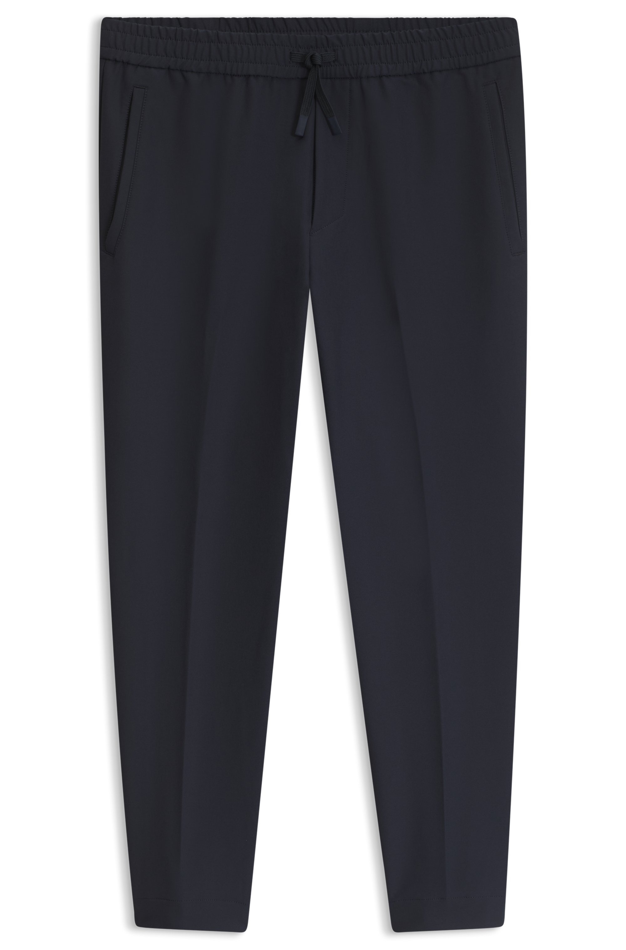 BOSS GREEN Stretch-Hose »T Flex«  Tapered-fit Hose mit elastischem Bund und Kordelzug