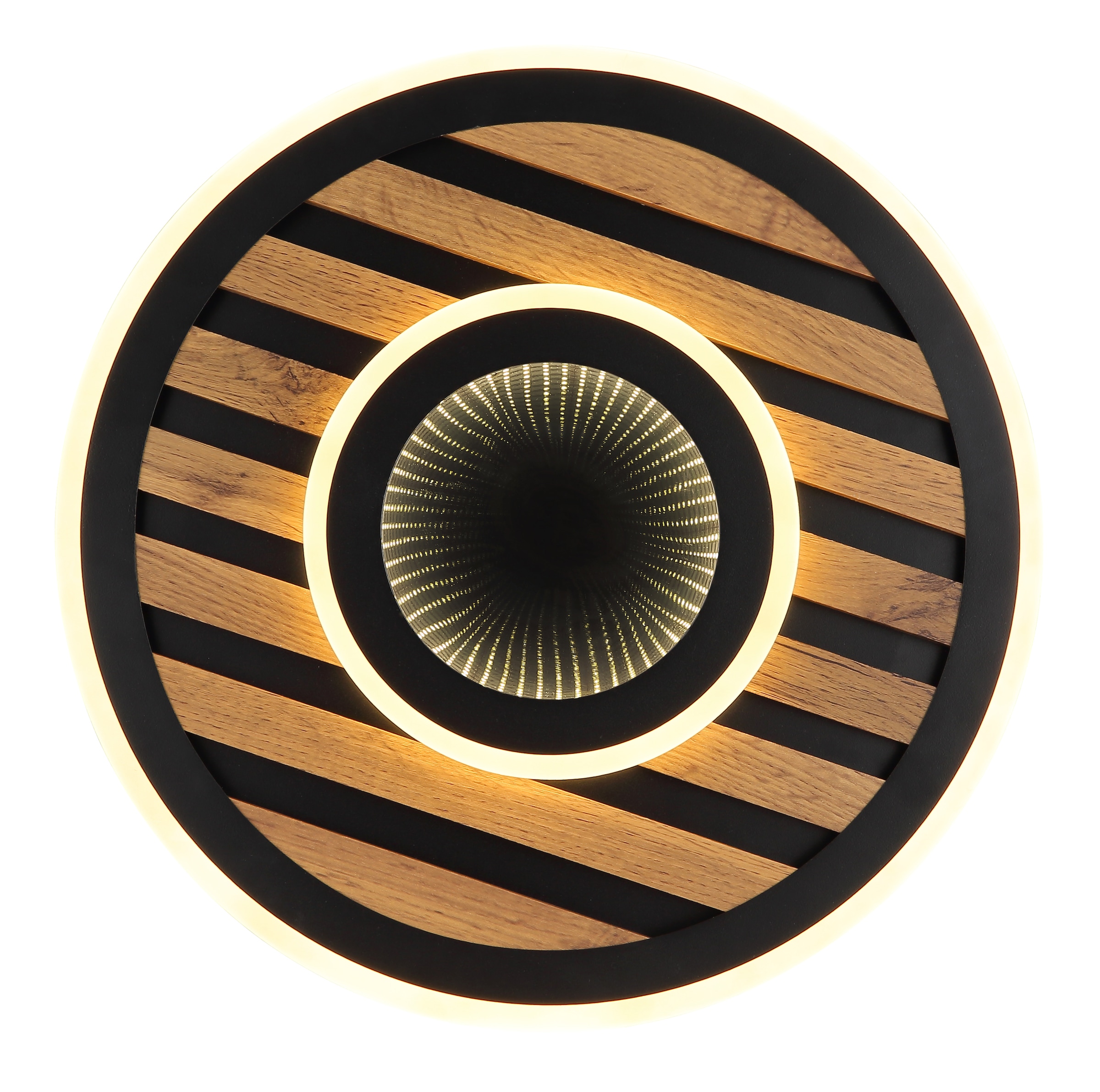 GLOBO LIGHTING LED Deckenleuchte »WOODY«, 1 flammig, Leuchtmittel LED-Modul | LED fest integriert, Memoryfunktion, die deine bevorzugte Einstellung speichert