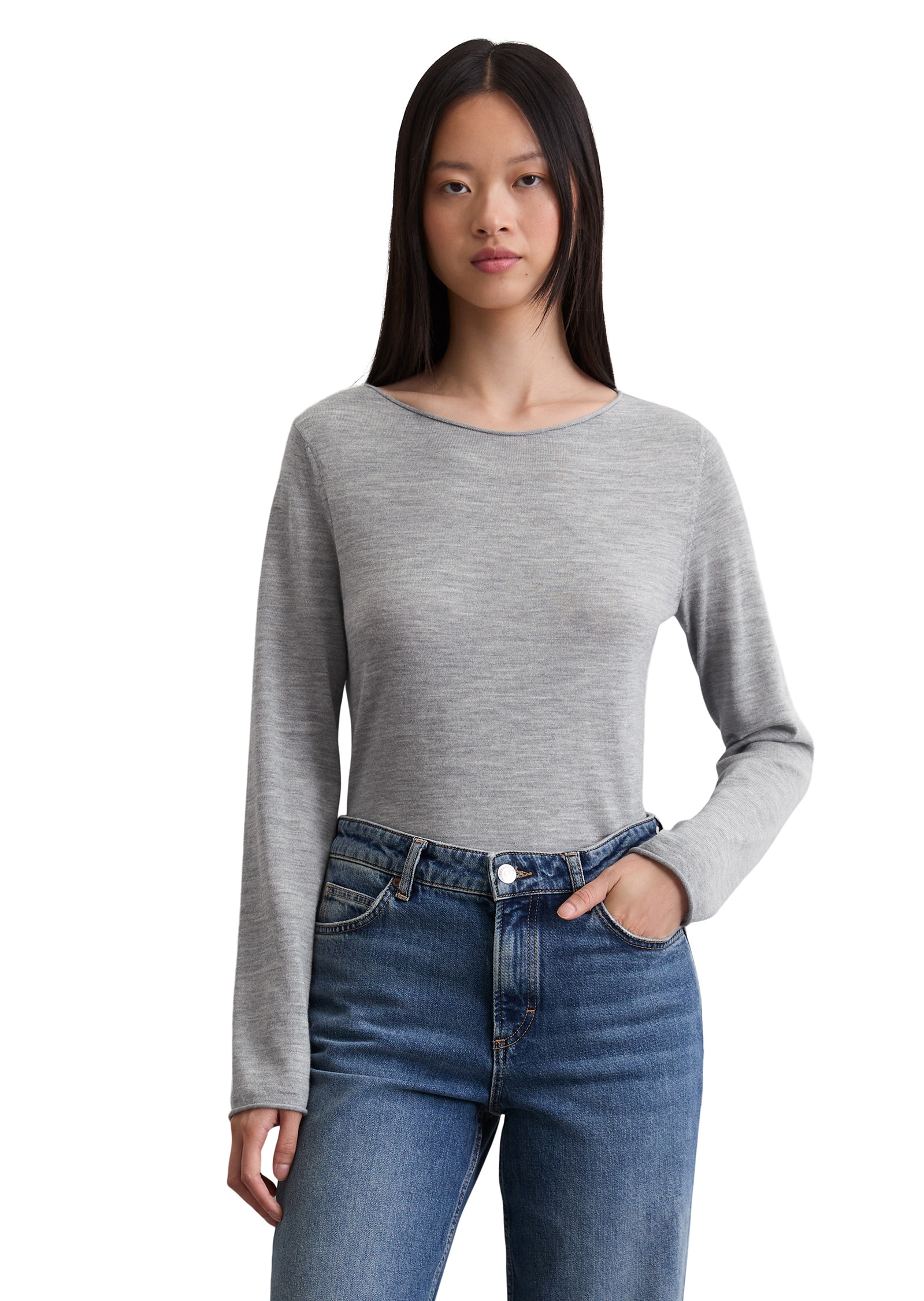 Marc OPolo Strickpullover "aus weicher Merinowolle" günstig online kaufen