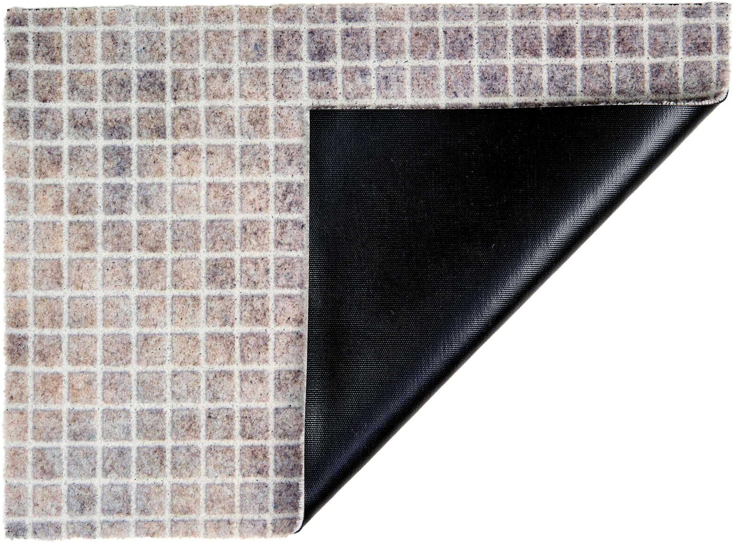 Fußmatte "Orlando", beige, B:67cm H:7mm L:100cm, Kunstfaser, SCHÖNER WOHNEN-KOLLEKTION, Teppiche, Fußmatte, Türmatte, Schmutzfang, In und Outdoor, rutschfest, schmutzabweisend 3