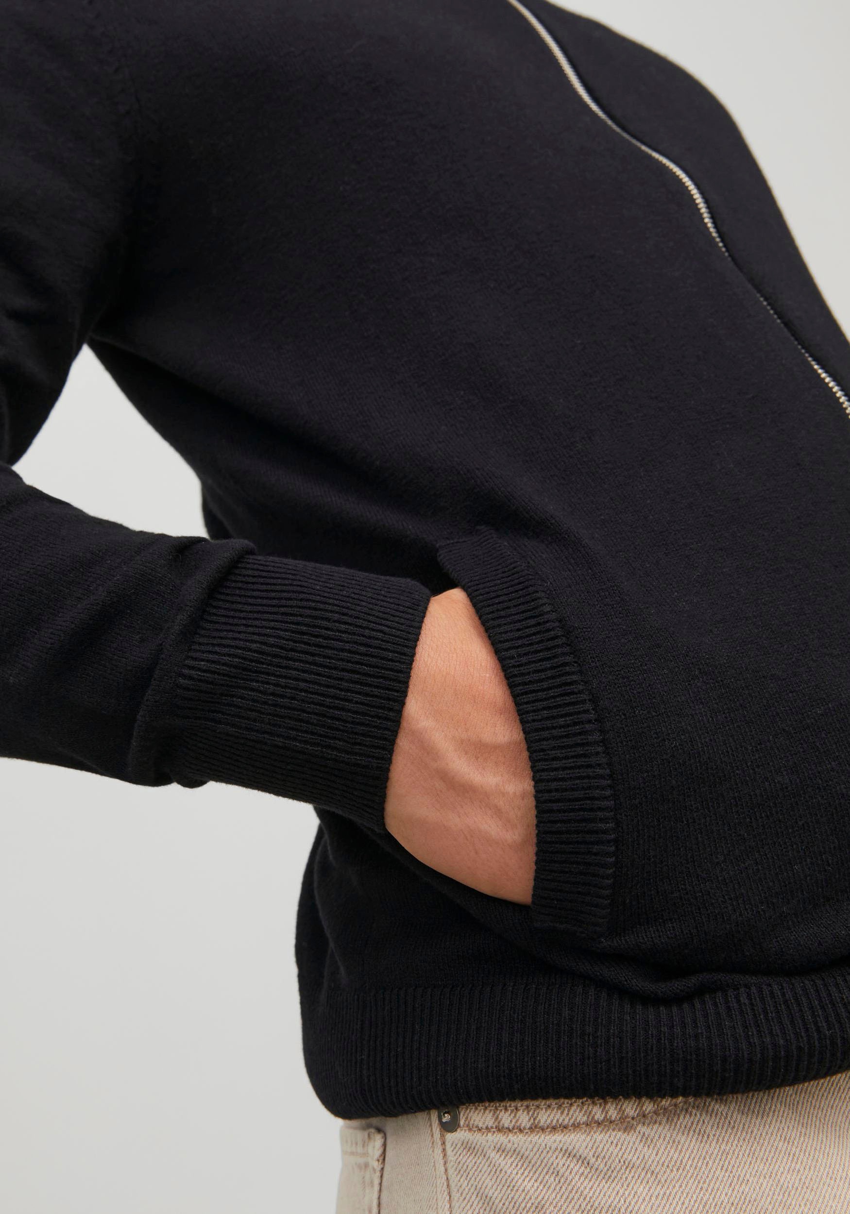 Jack & Jones Strickjacke »JJEEMIL KNIT TURTLE«