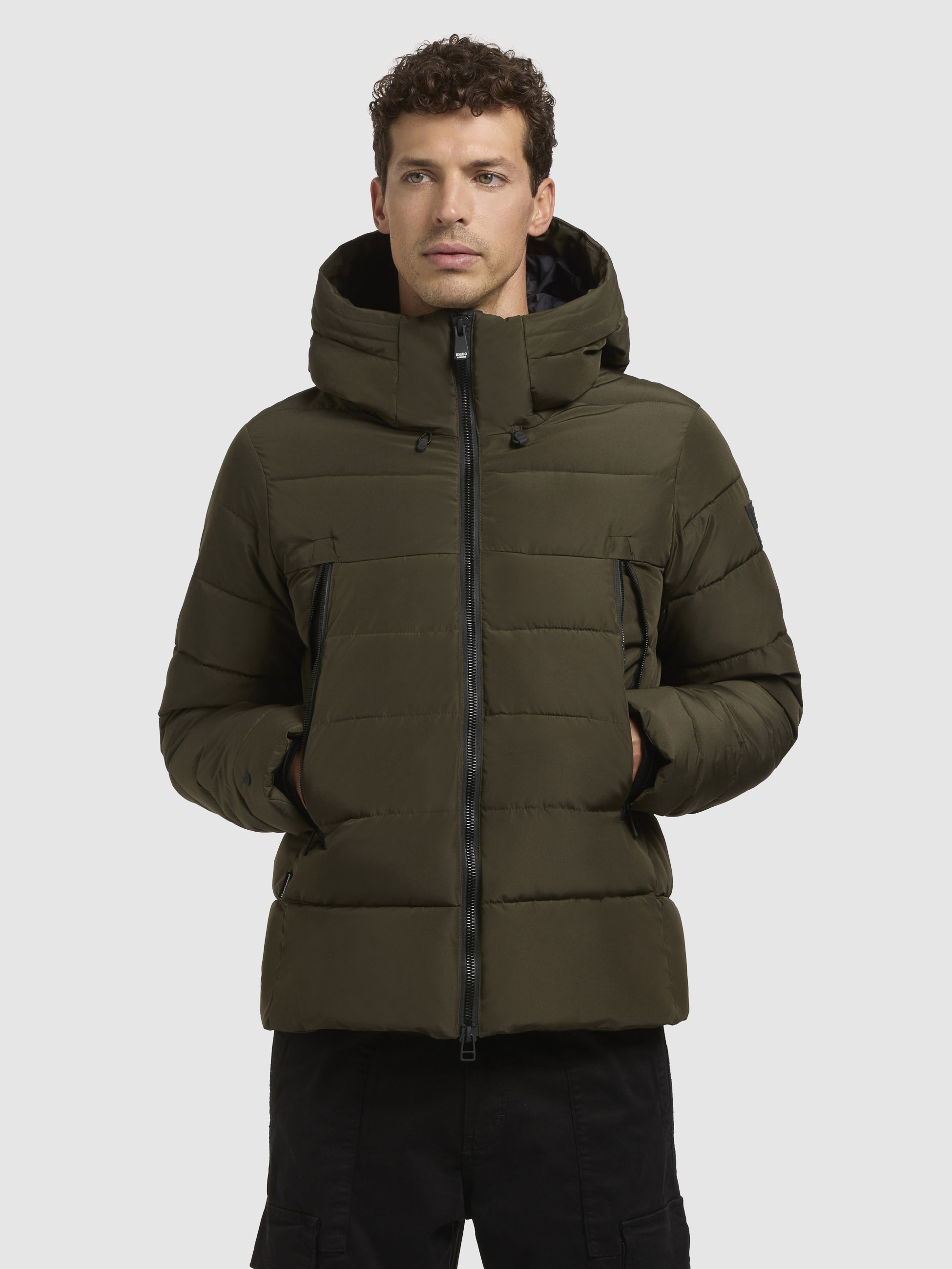 khujo Steppjacke »WOU«, mit Kapuze