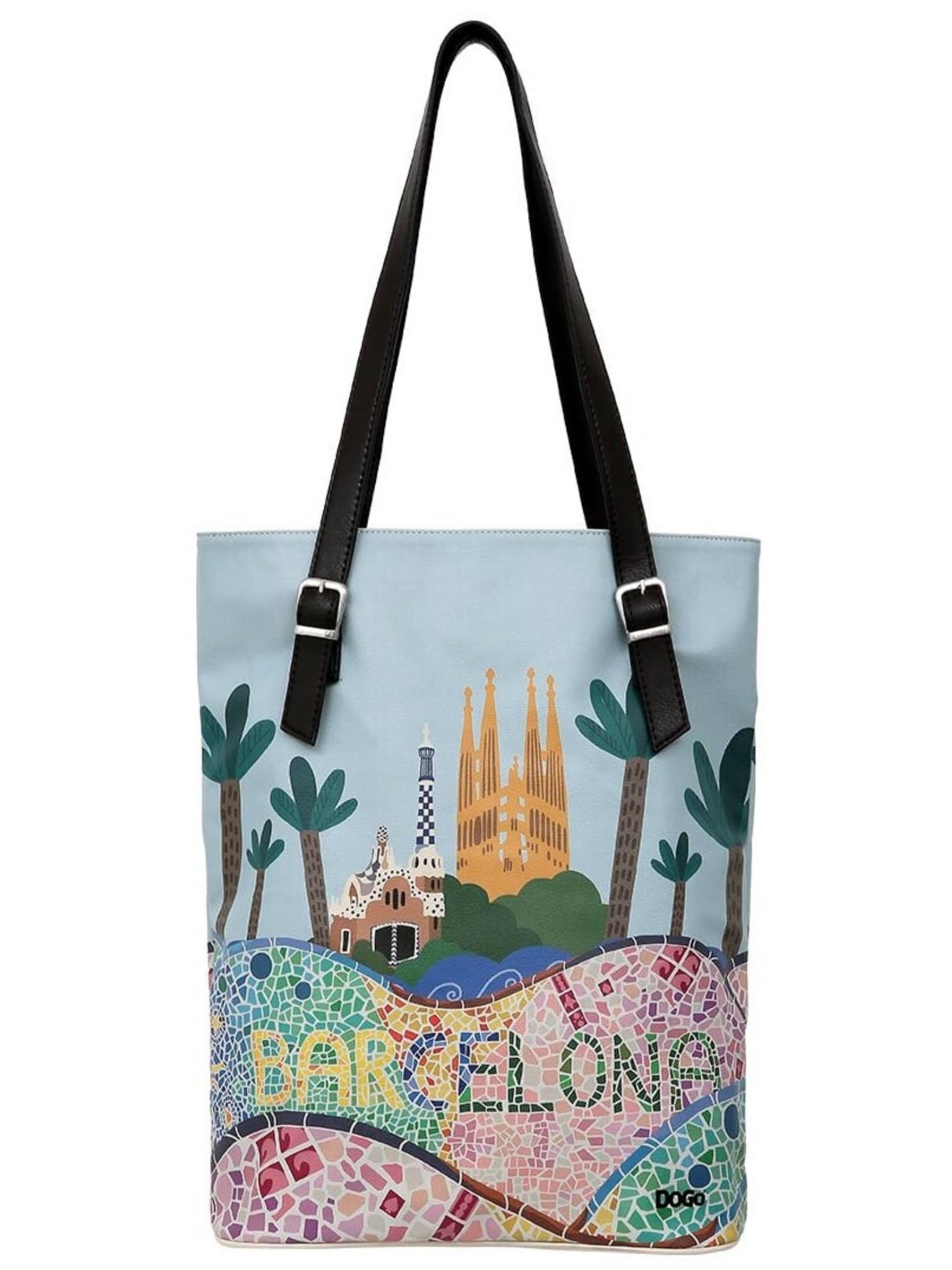 DOGO Umhängetasche "Tallbags The Mosaics Of Barcelona Damen Handtaschen (Fa günstig online kaufen