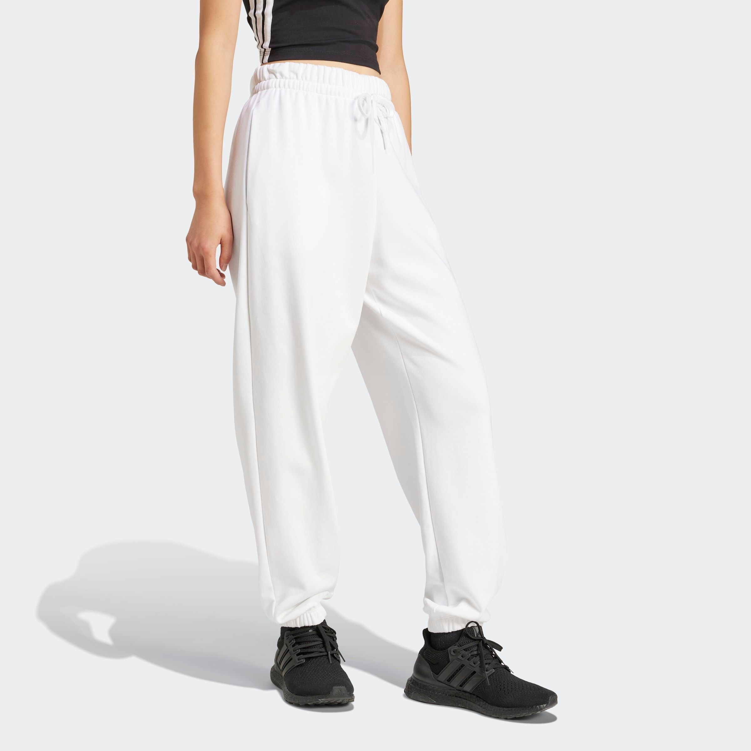 adidas Sportswear Sporthose "W SL FT CF PT" Locker geschnitten, hoher Bund, günstig online kaufen