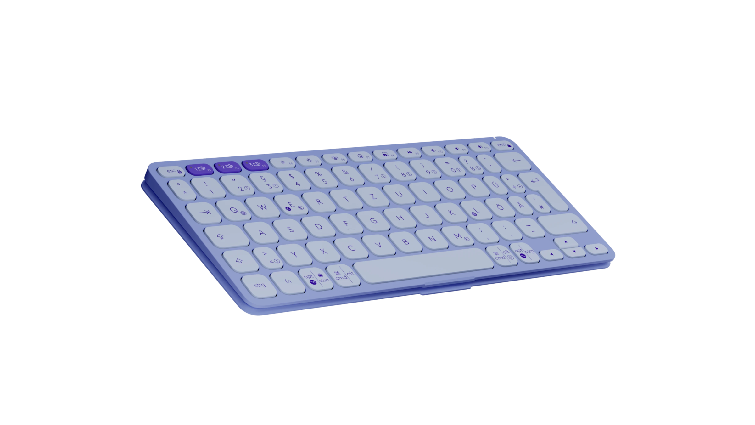 Gaming-Tastatur »Keys-To-Go 2 - LILAC - DEU - WESTMID-511«, Bluetooth Low Energy...