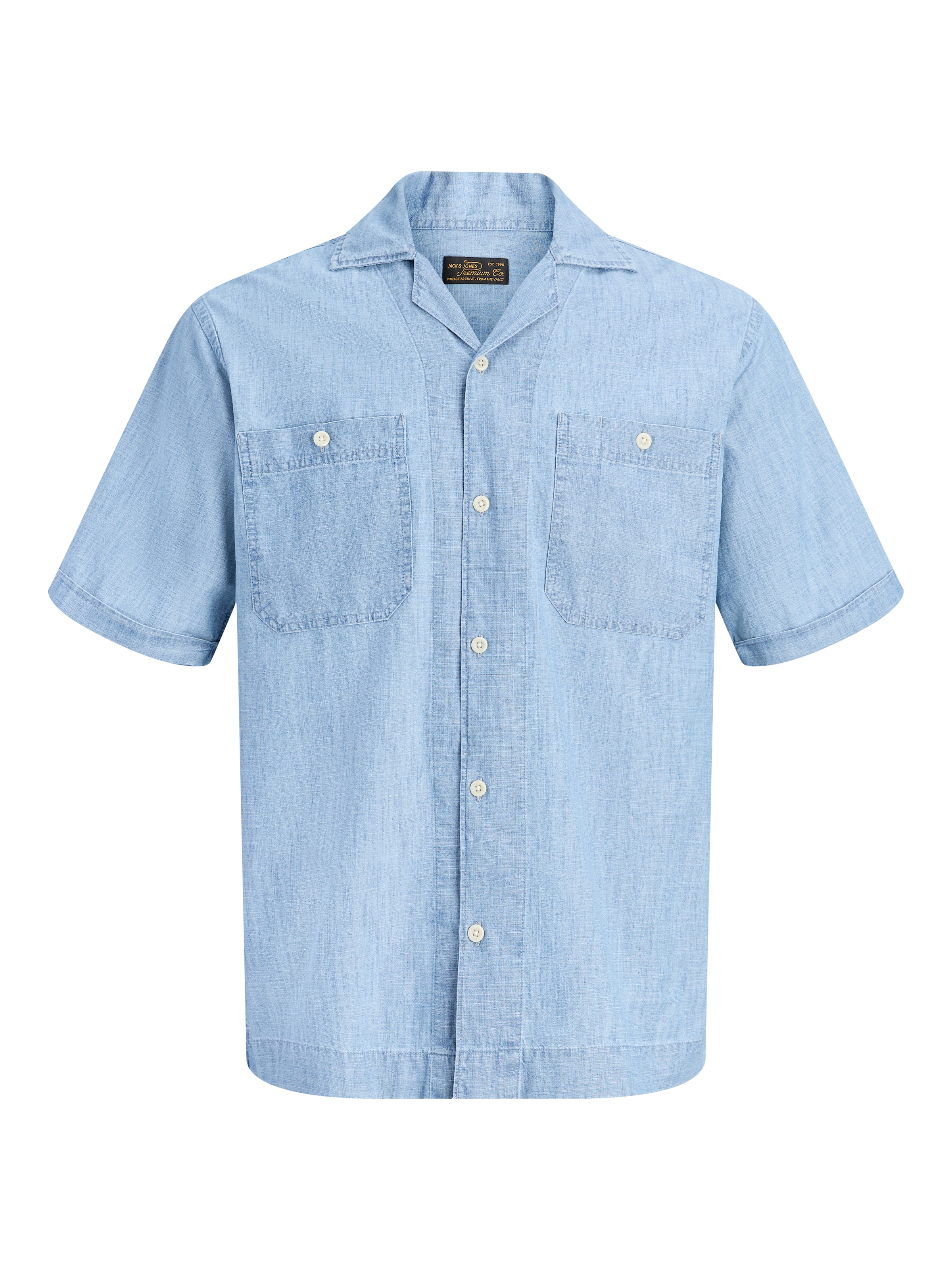 Jack & Jones Kurzarmhemd »JPRBLUMAX VINTAGE S/S RESORT SHIRT« mit Brust Taschen