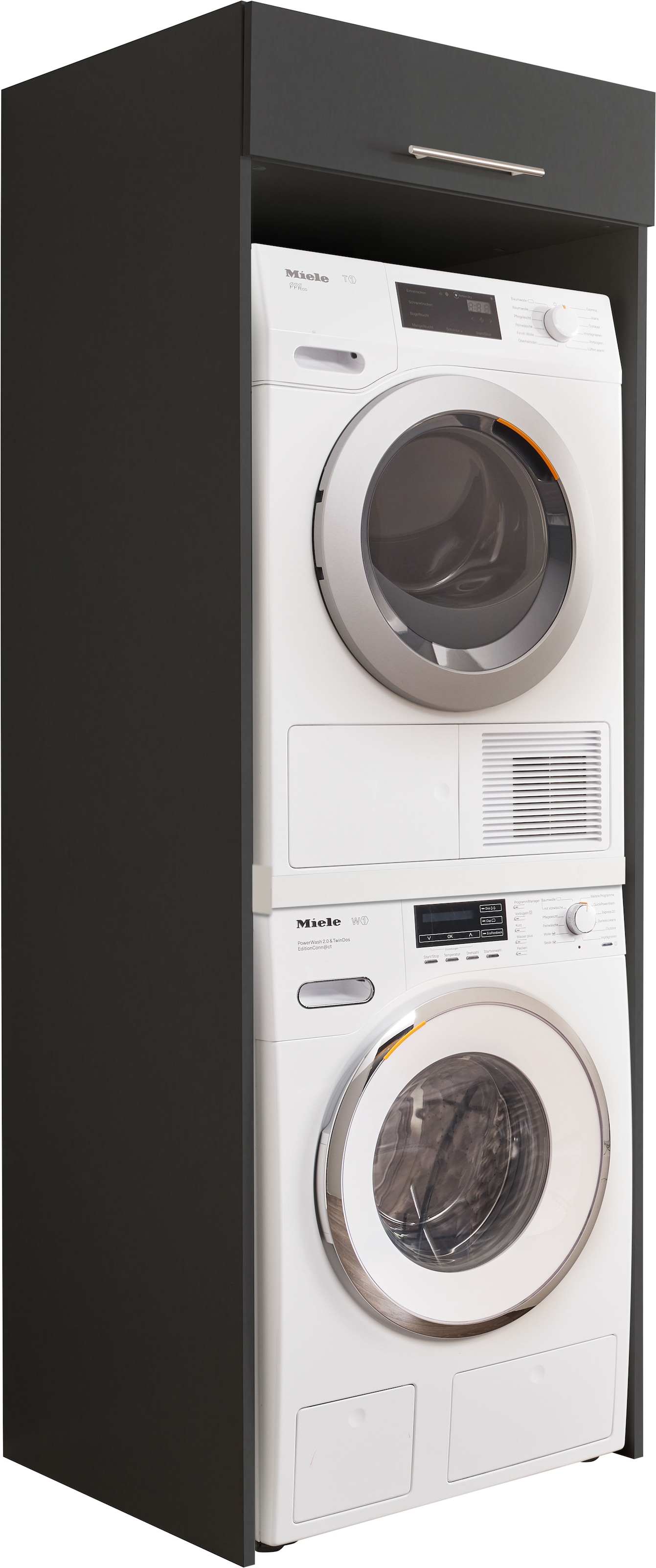 Laundreezy Waschmaschinenumbauschrank »LAUNDREEZY LDL« Topseller, Breite 67,5 cm, höhenverstellbare Füße, Soft-Close