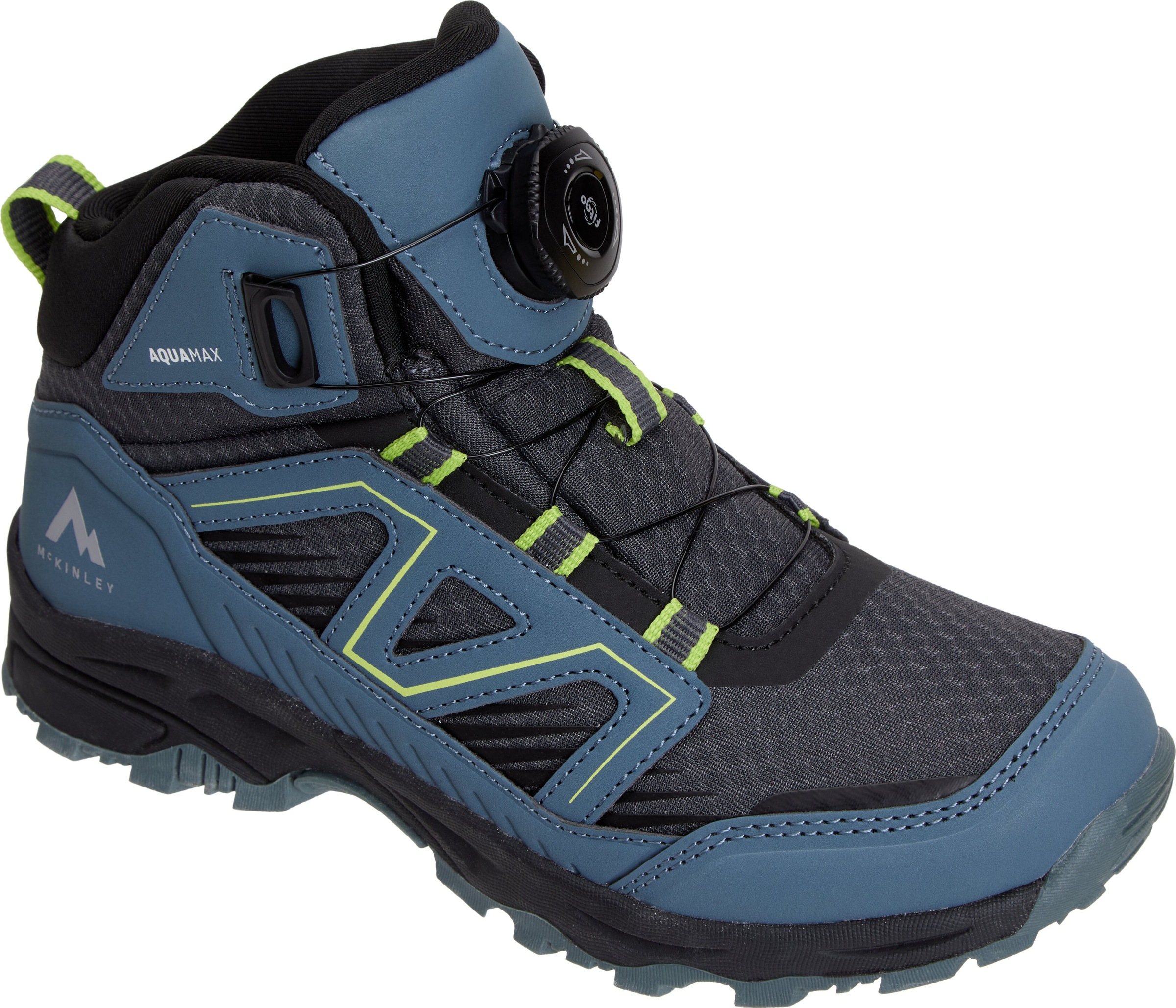 MCKINLEY Kinder Wanderstiefel "KI.-WANDER-STIEFEL TAHSIS MID AQX J", Gr. 32blau smoke, anthracit, Synthetik, Schuhe, schützt vor Nässe