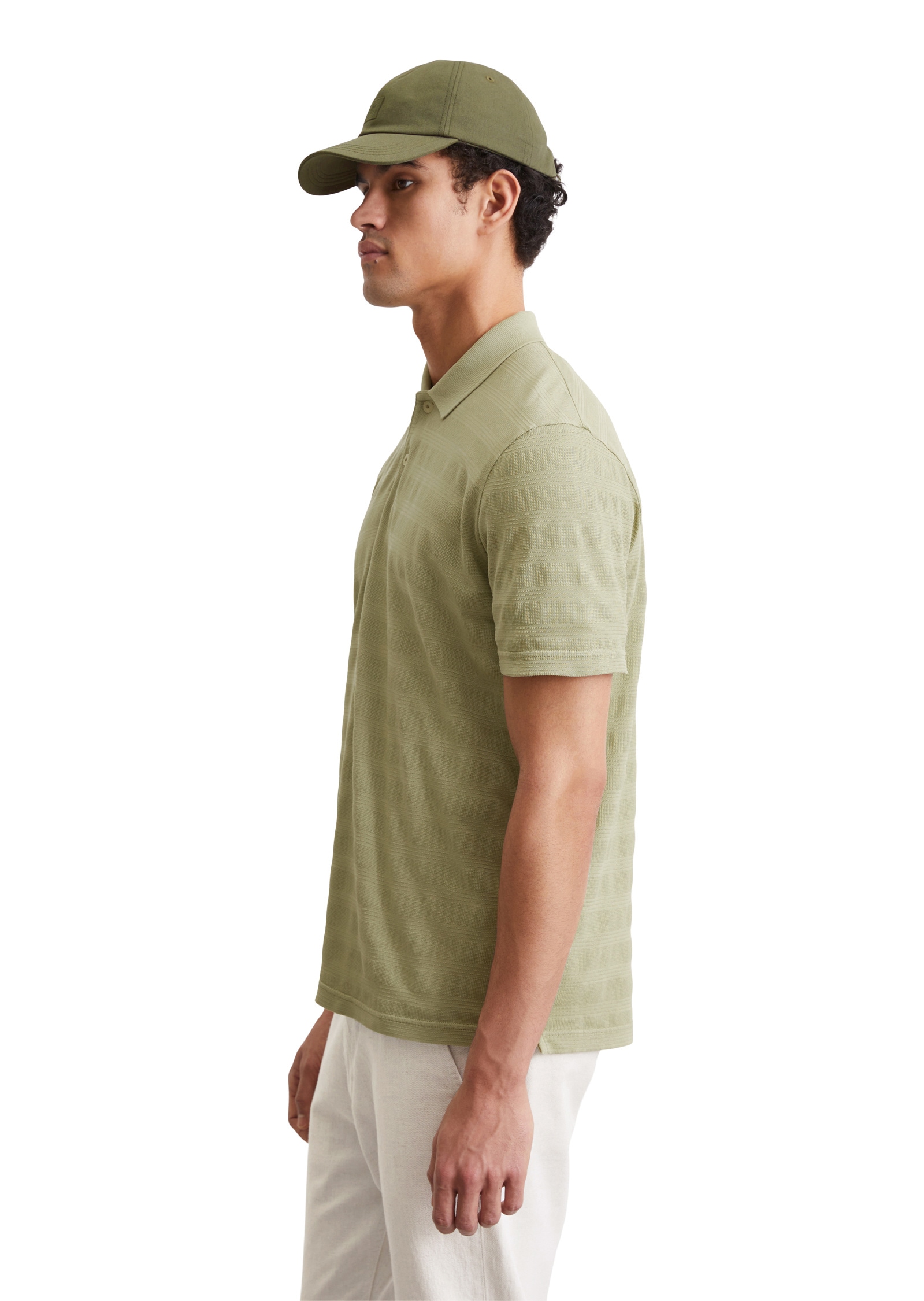 Marc O'Polo Poloshirt »mit Streifenstruktur«