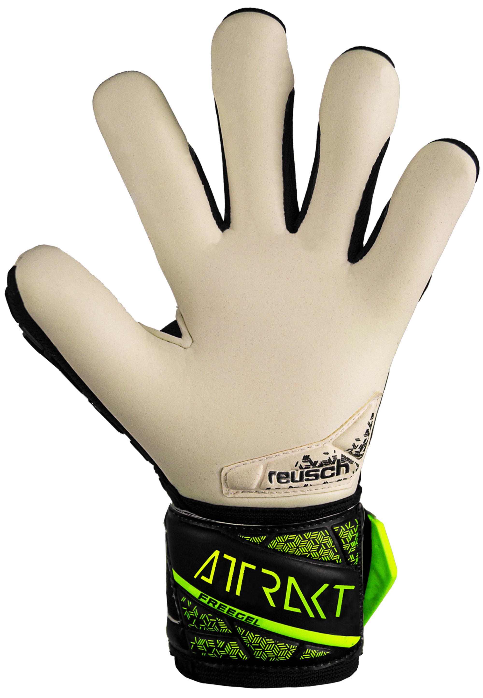 Reusch Torwarthandschuhe "Attrakt Freegel Gold Junior" mit Finger Support E günstig online kaufen
