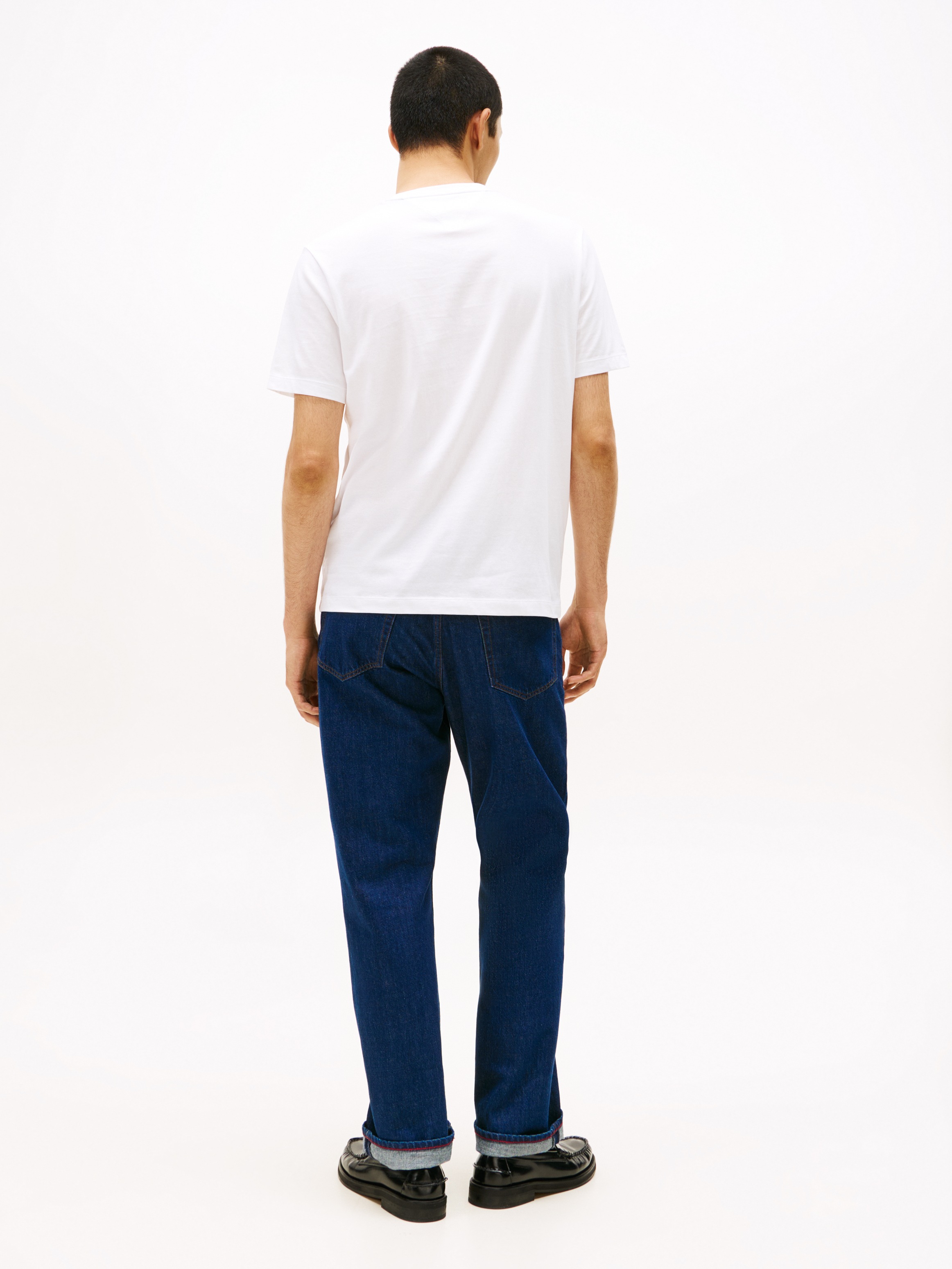 Tommy Hilfiger T-Shirt »HILFIGER STACK GRAPHIC TEE«, Regular fit mit Rundhalsausschnitt