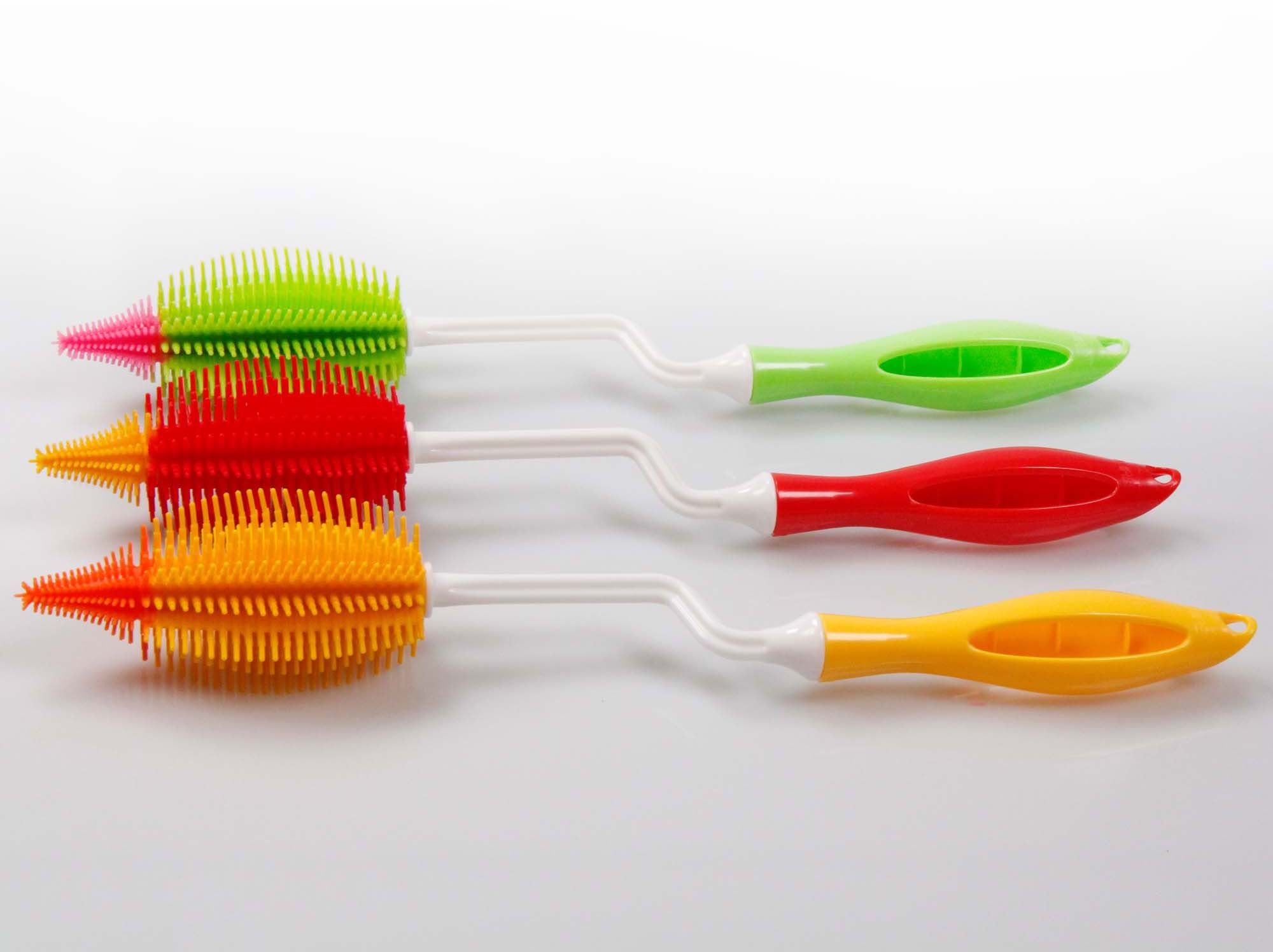 STONELINE Reinigungsbürste aus Silikon mit drehbarem Stiel