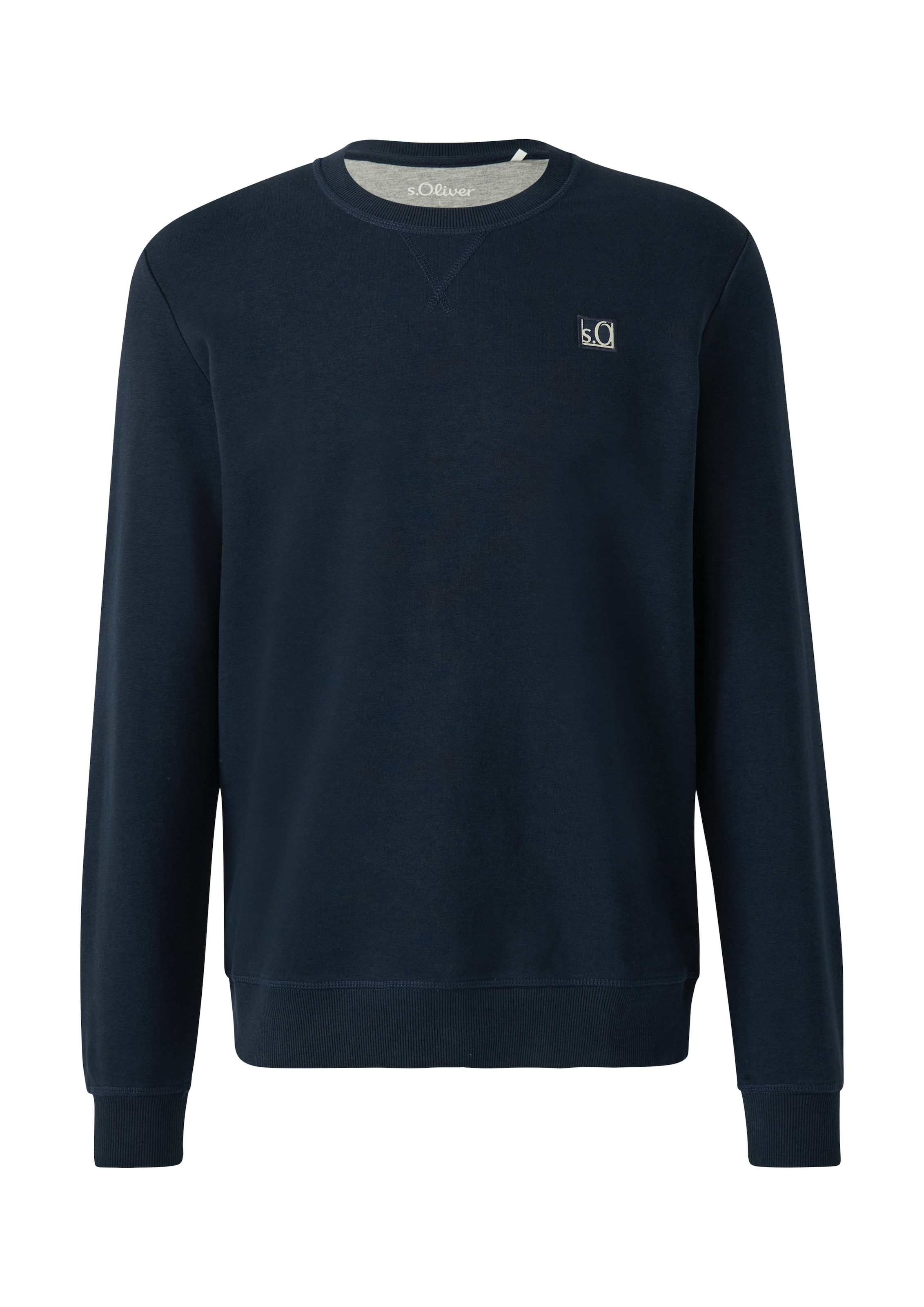 s.Oliver Sweatshirt, mit Logo Stickerei