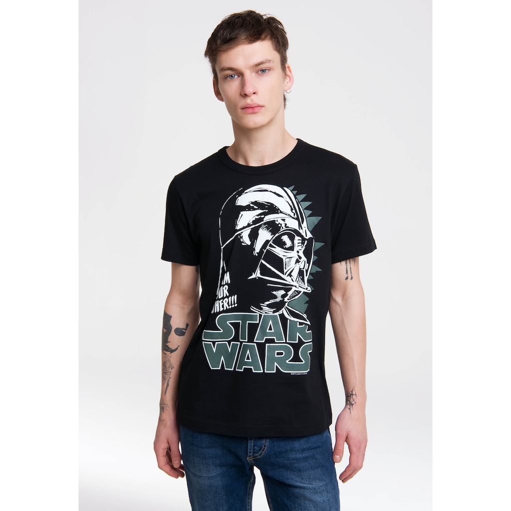 LOGOSHIRT T-Shirt »Darth Vader Krieg der Sterne« mit Star Wars-Aufdruck