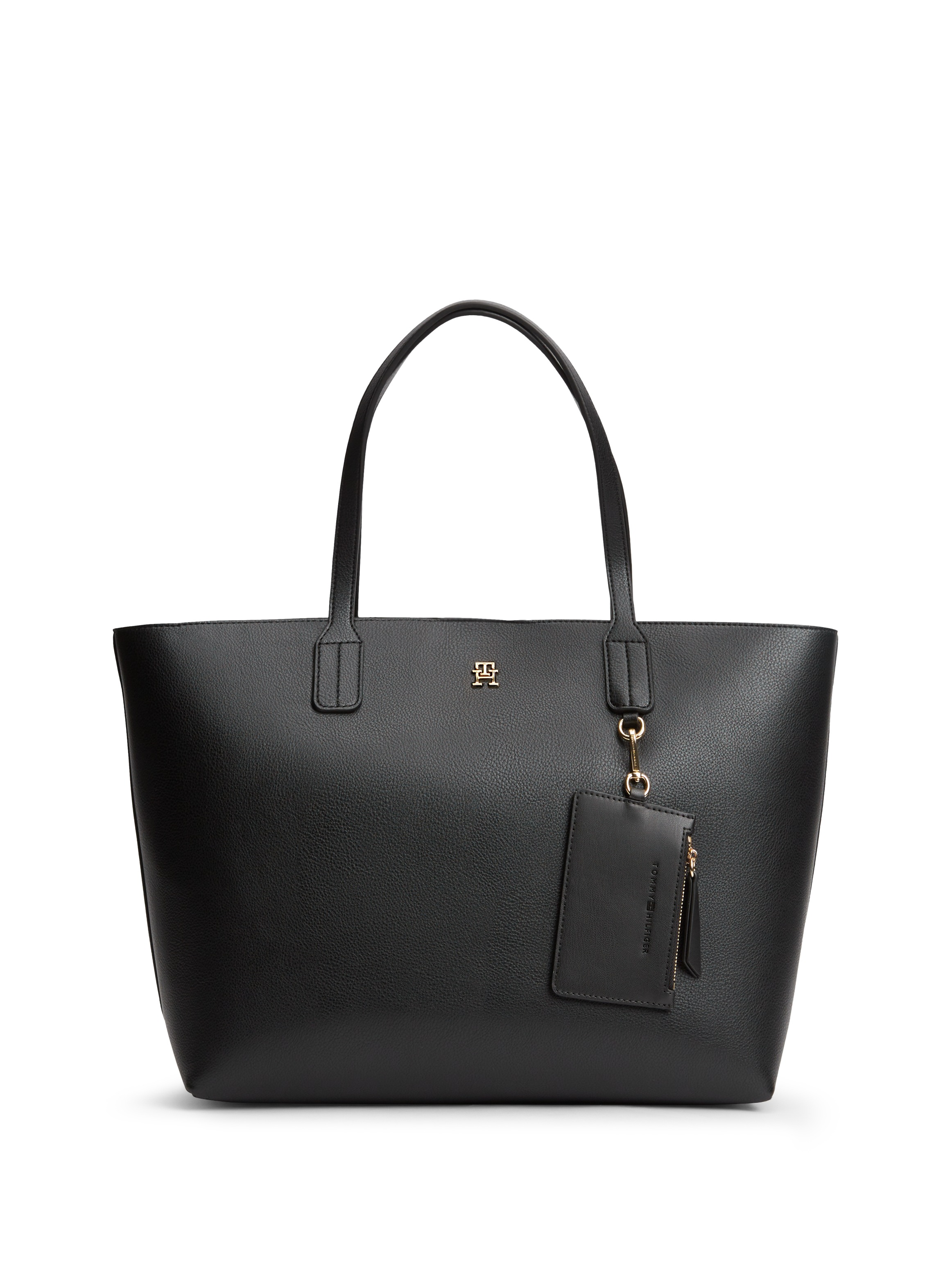 Tommy Hilfiger Damen Schwarz Handtasche Th Icon Tote Nosize - Image 4