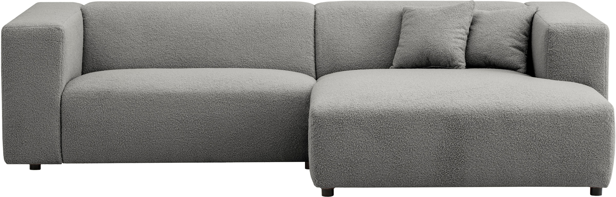 andas Ecksofa "BAKELS, L-Form in Cord oder Boucle-Stoff, moderne Couch", wa günstig online kaufen