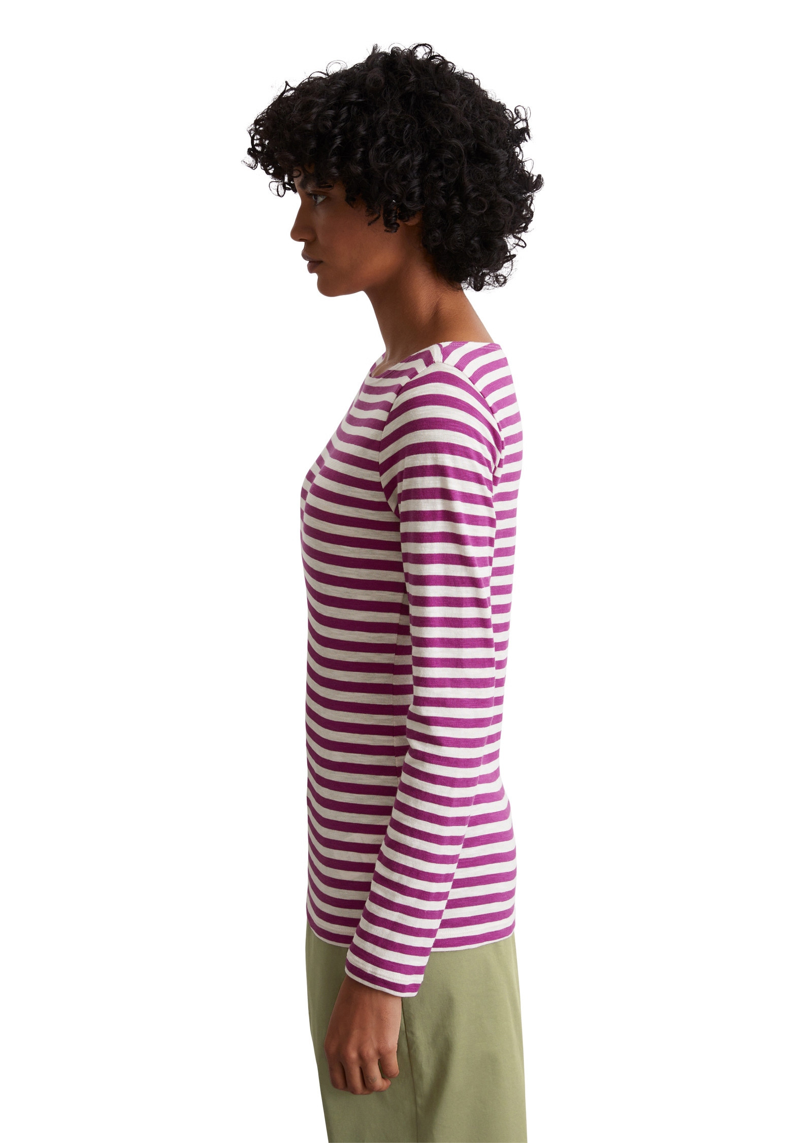 Marc O'Polo Langarmshirt »aus Slubjersey«