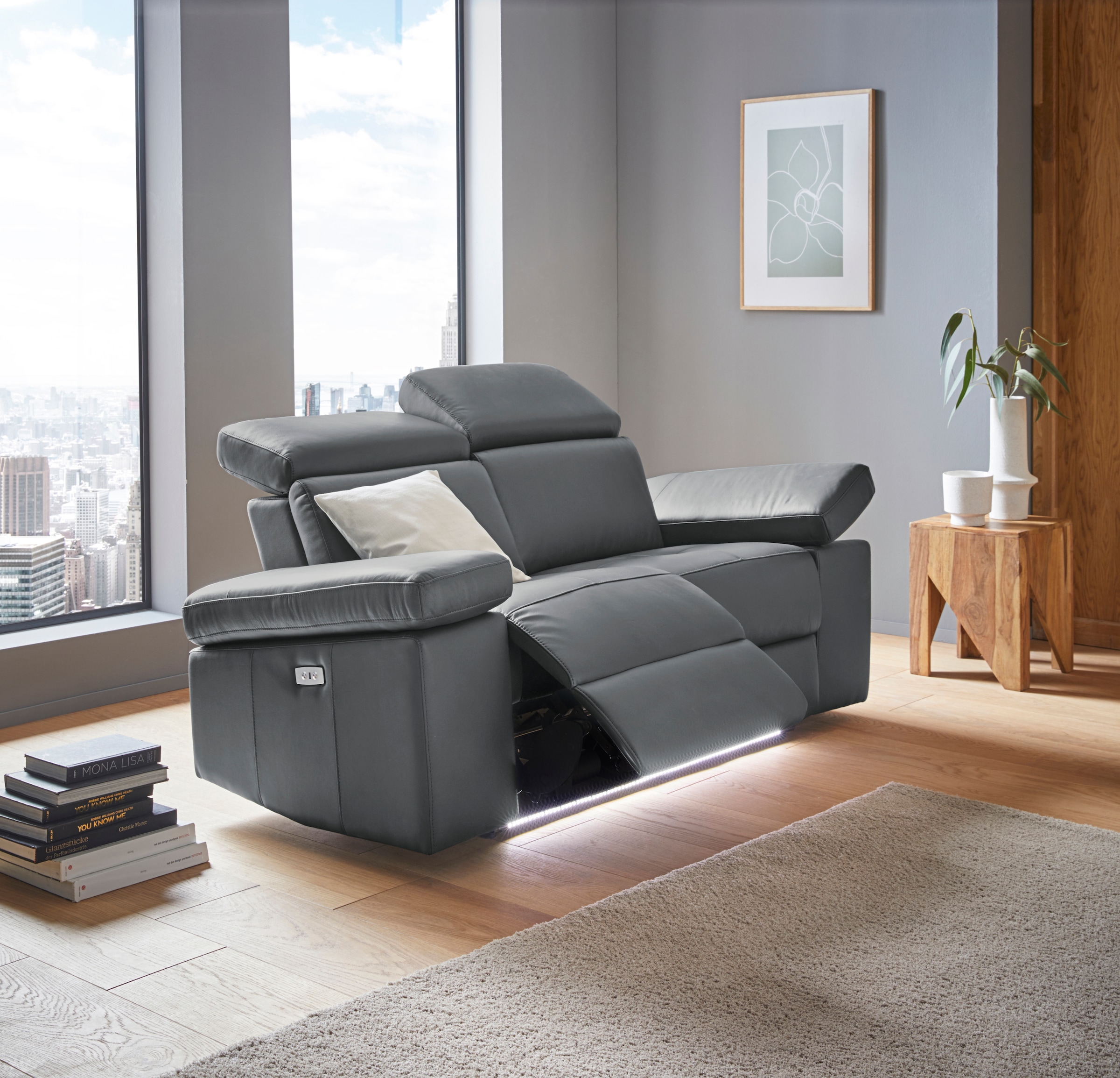 Home affaire "Kilado" mit Relaxfunktion, verstellbarer Armlehne, Kopfteilve günstig online kaufen