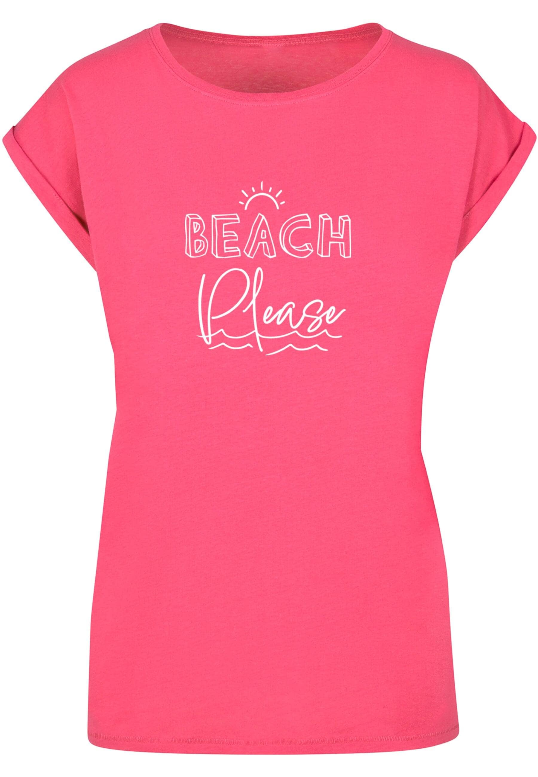 Merchcode T-Shirt »Damen Ladies (1 bestellen Beach Please für Extended BAUR | Shoulder tlg.) Tee«