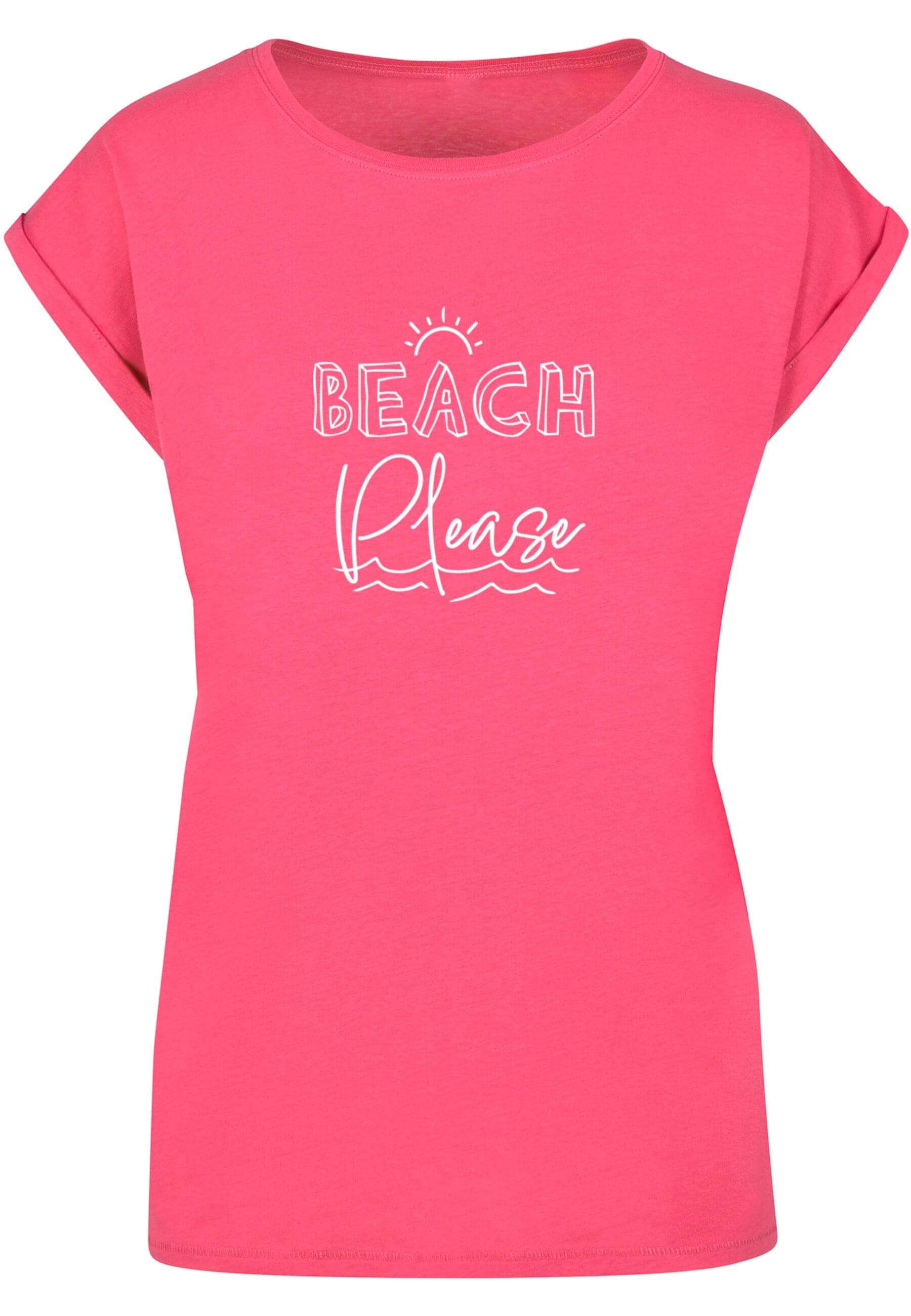 Merchcode T-Shirt »Damen Ladies Beach Please Extended Shoulder Tee«, (1 tlg.)  für bestellen | BAUR