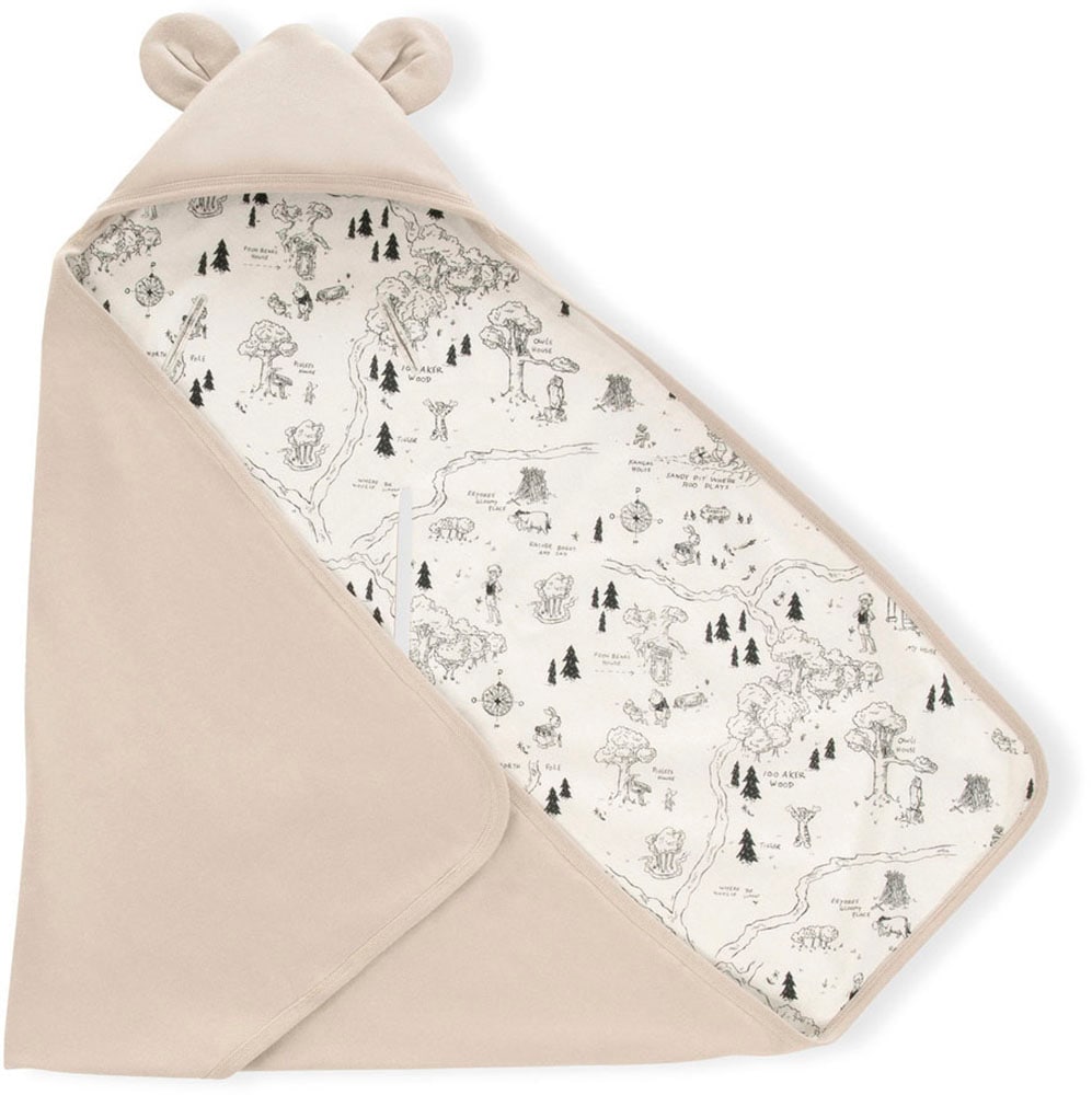 Hauck Babydecke »Baby Einschlagdecke, Snuggle N Dream Winnie the Pooh beige«, mit Kapuze