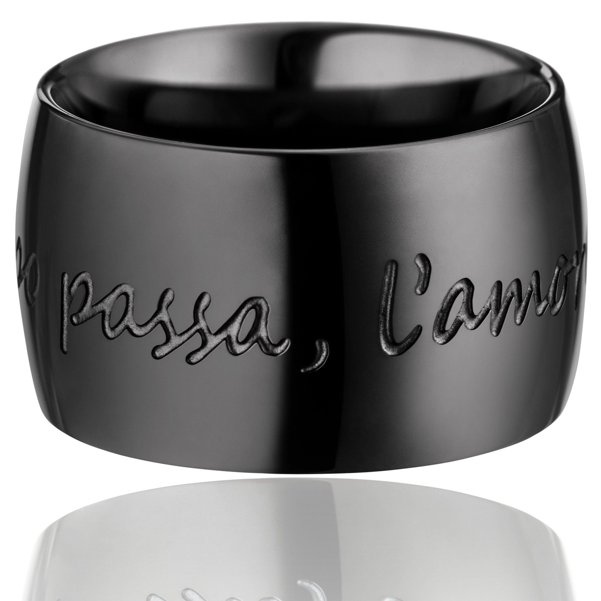 Gilardy Fingerring »Edelstahl Black«