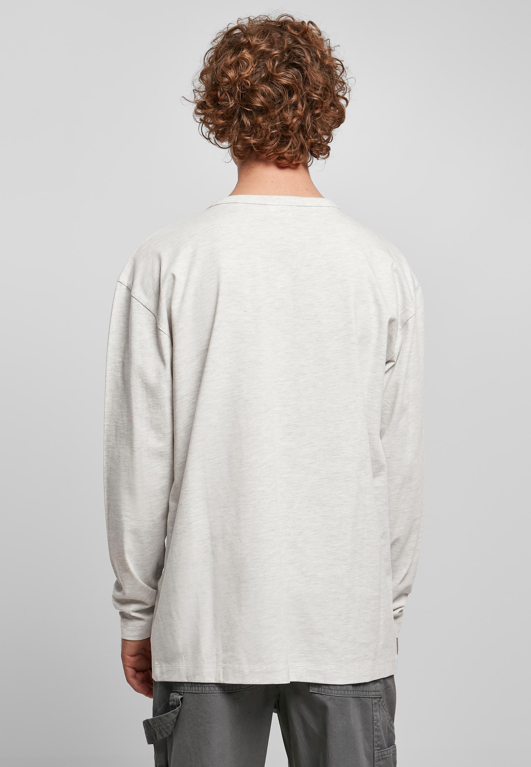 URBAN CLASSICS Longsleeve »Urban Classics Herren Organic Oversized Henley Longsleeve«, (1 tlg.)