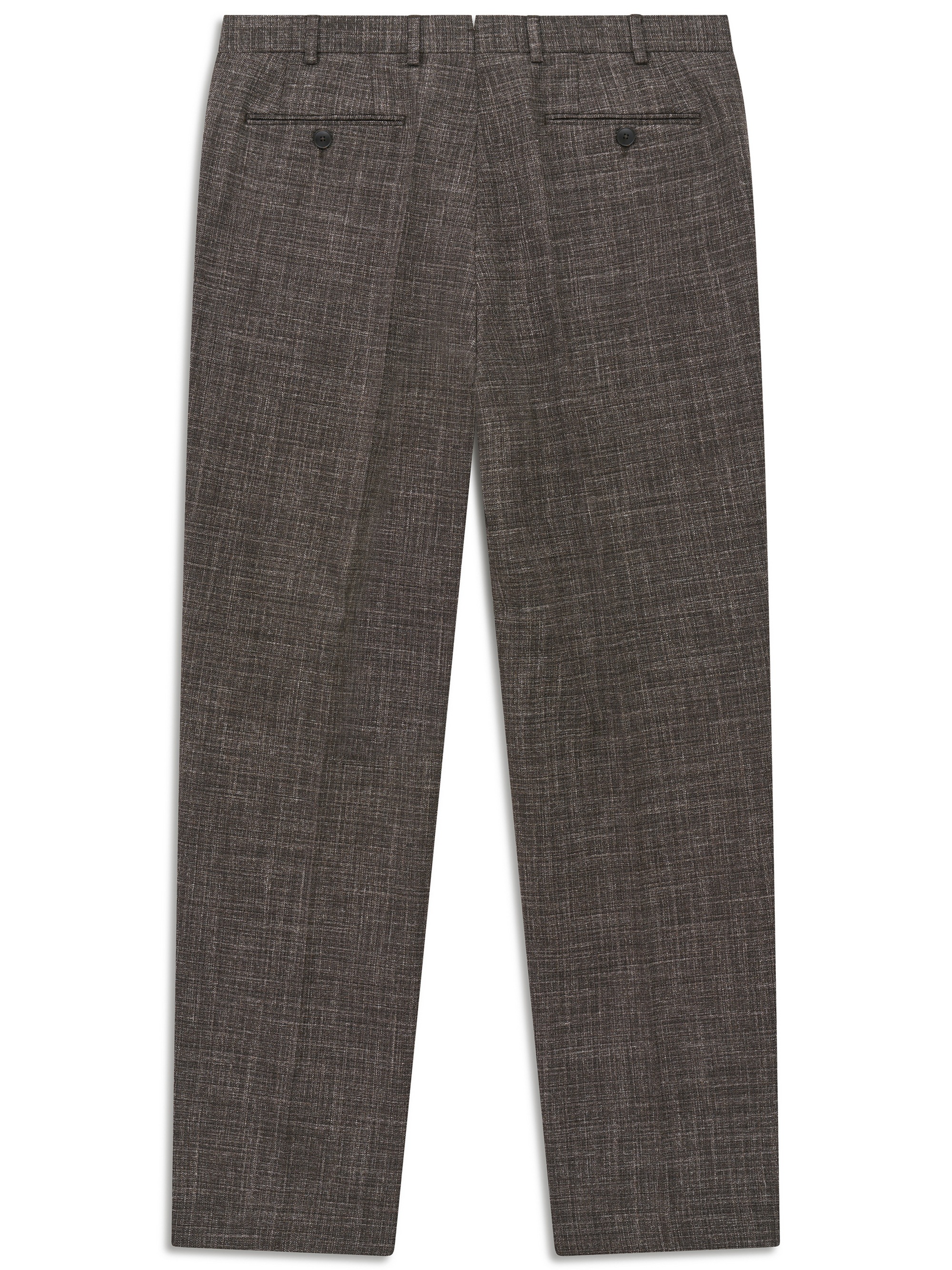 bugatti Bundfaltenhose »Casual Fit«  Casual Fit Woll-Baumwollmix Struktur