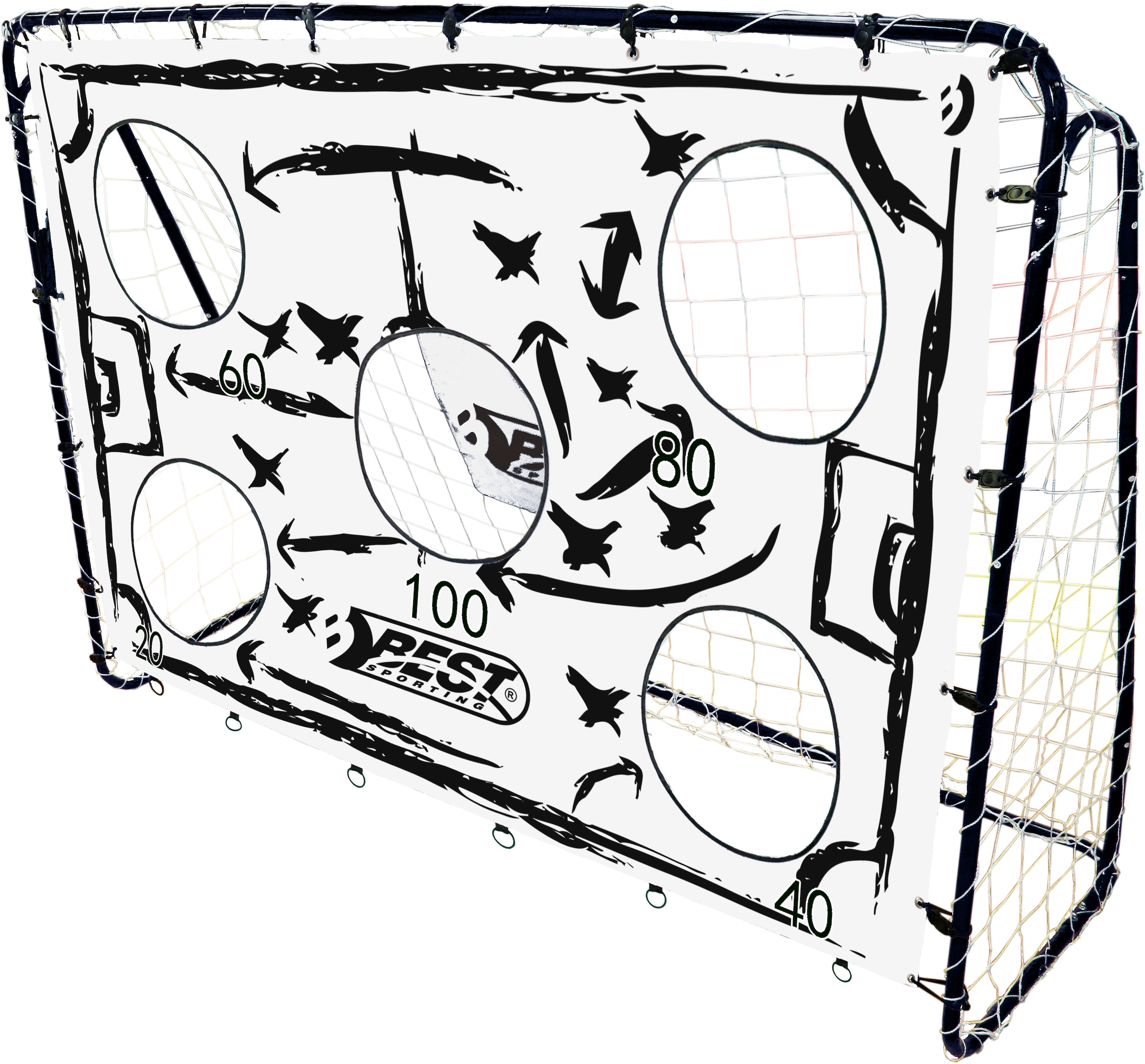 Best Sporting Fußballtor »Fußballtor TAKTIK«, (Set, 4 St., inklusive Torwand, Ball und Ballpumpe)