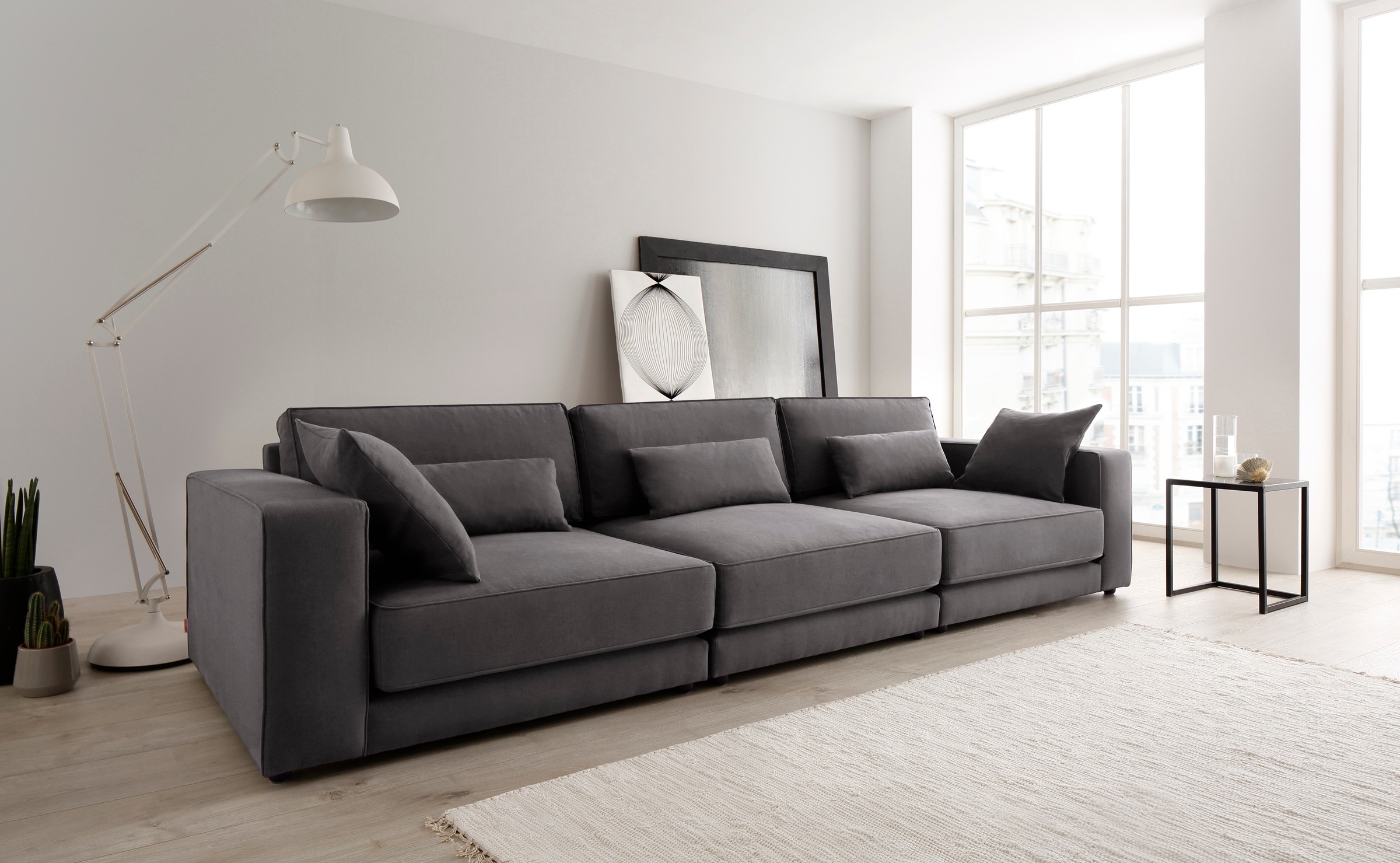 OTTO products Big-Sofa "Grenette", Modulsofa, im Baumwoll-/Leinenmix oder a günstig online kaufen