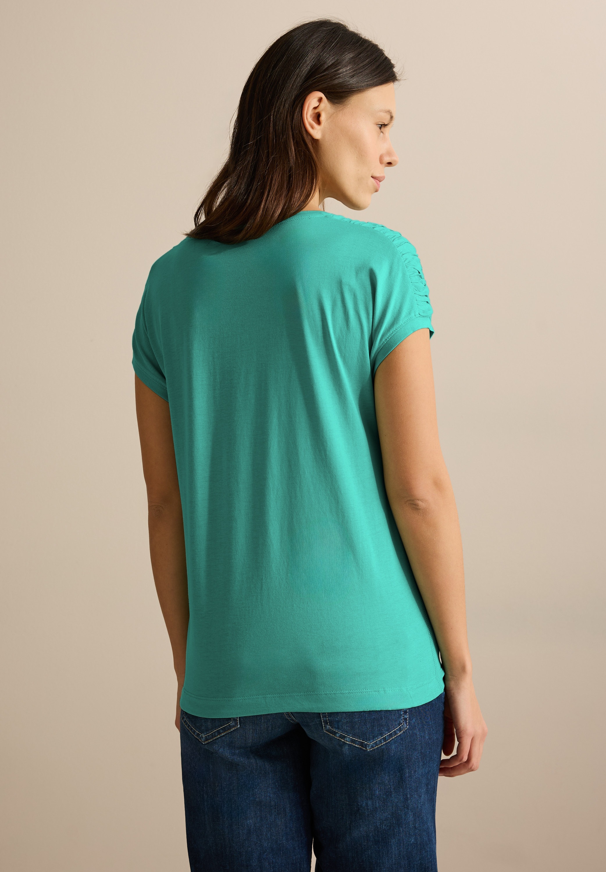 Cecil T-Shirt, mit Tunnelzug am Saum