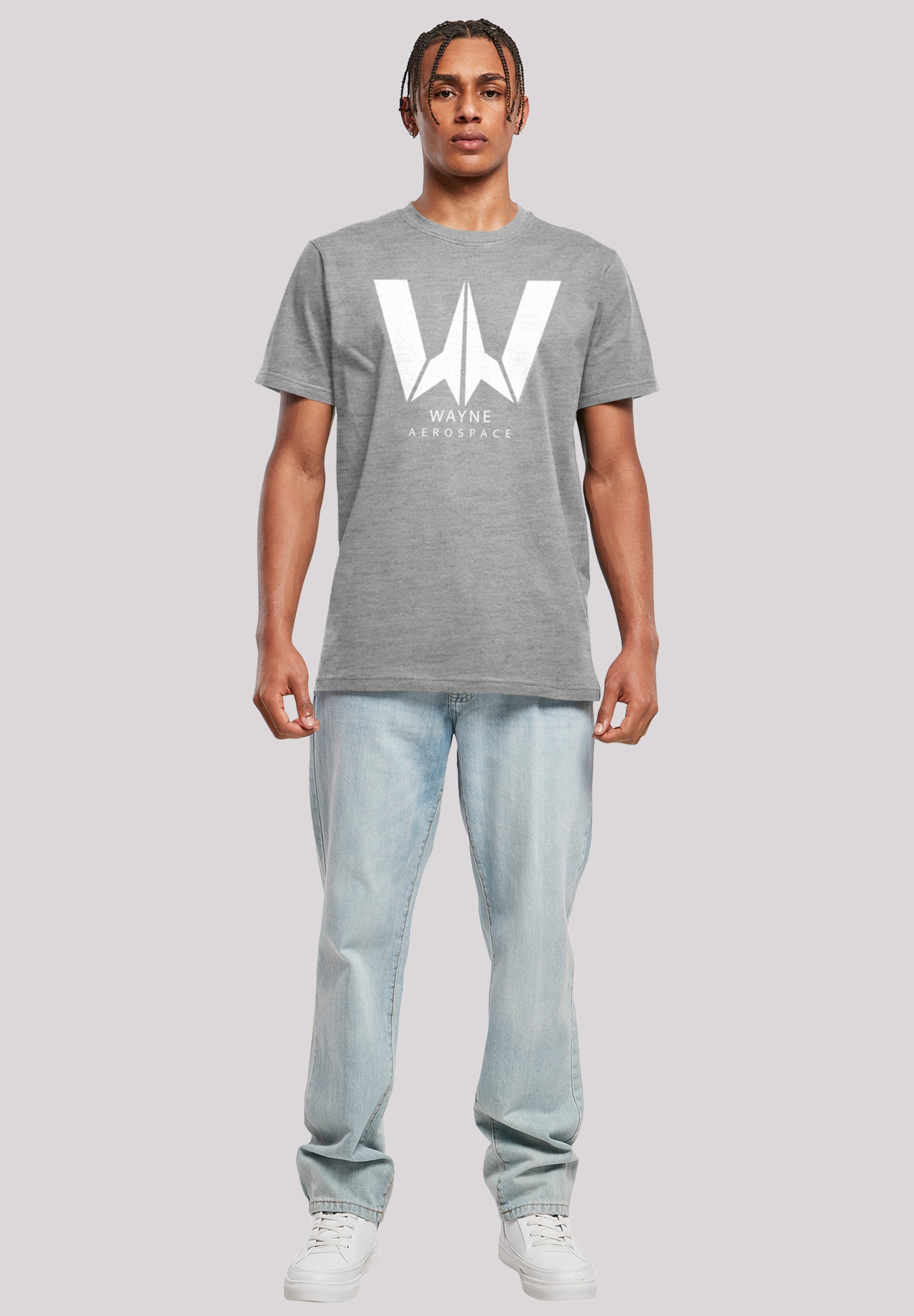 F4NT4STIC T-Shirt »DC Comics Justice League Movie Wayne Aerospace«, Print