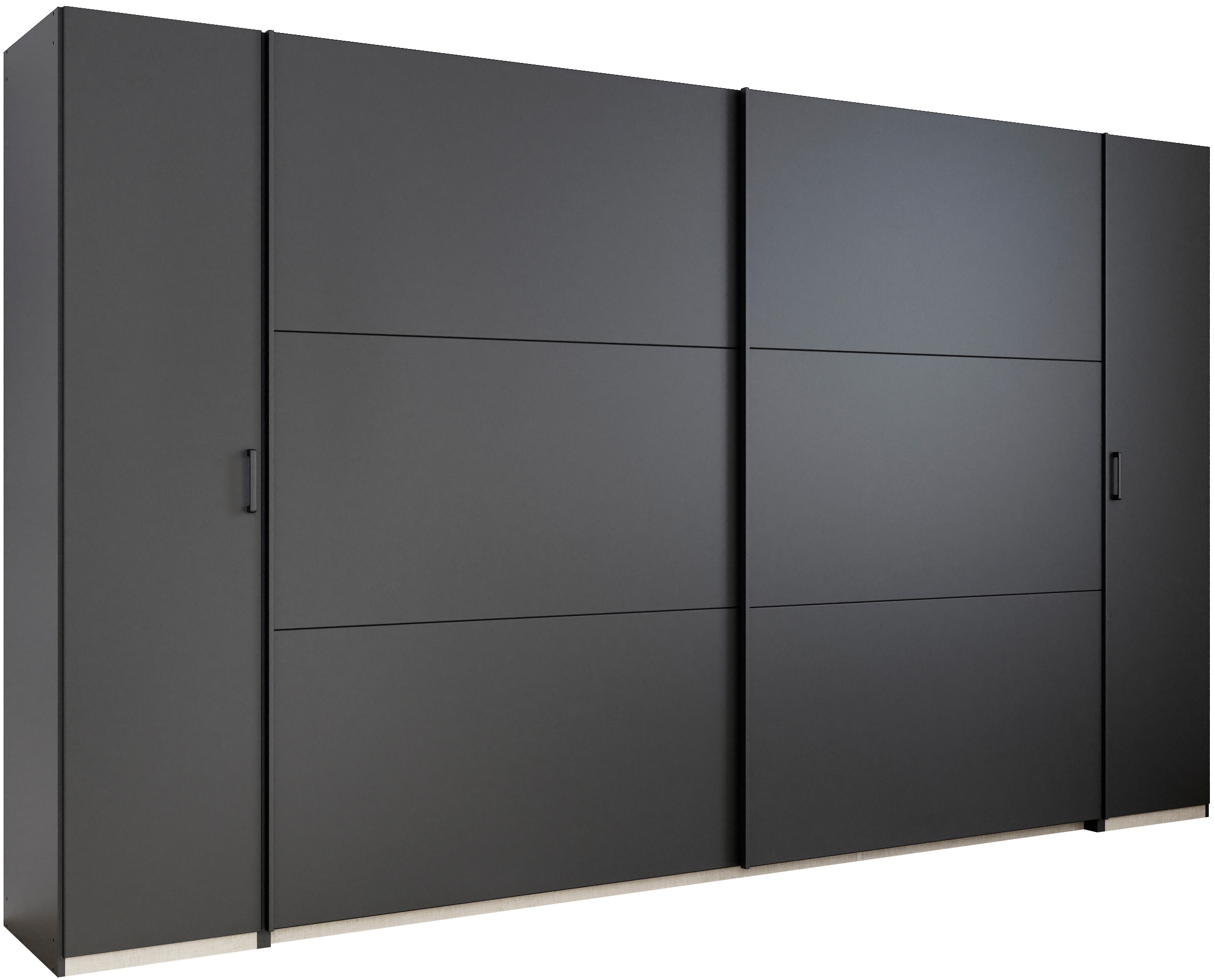 rauch Schwebetürenschrank "Kleiderschrank Drehtürenschrank Schrank Garderobe KRONACH" in 3 Ausstattungen BASIC/CLASSIC/PREMIUM, Breiten 225/268/311/354 cm, mit Dreh- und Schwebetüren und vielen Einlegeböden MADE IN GERMANY