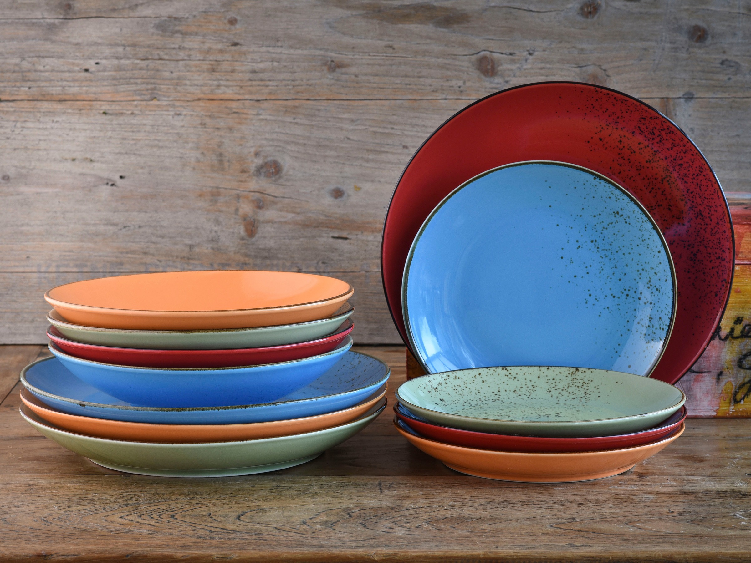 CreaTable Tafelservice "Geschirr-Set NATURE COLLECTION Mediterran" Service, günstig online kaufen
