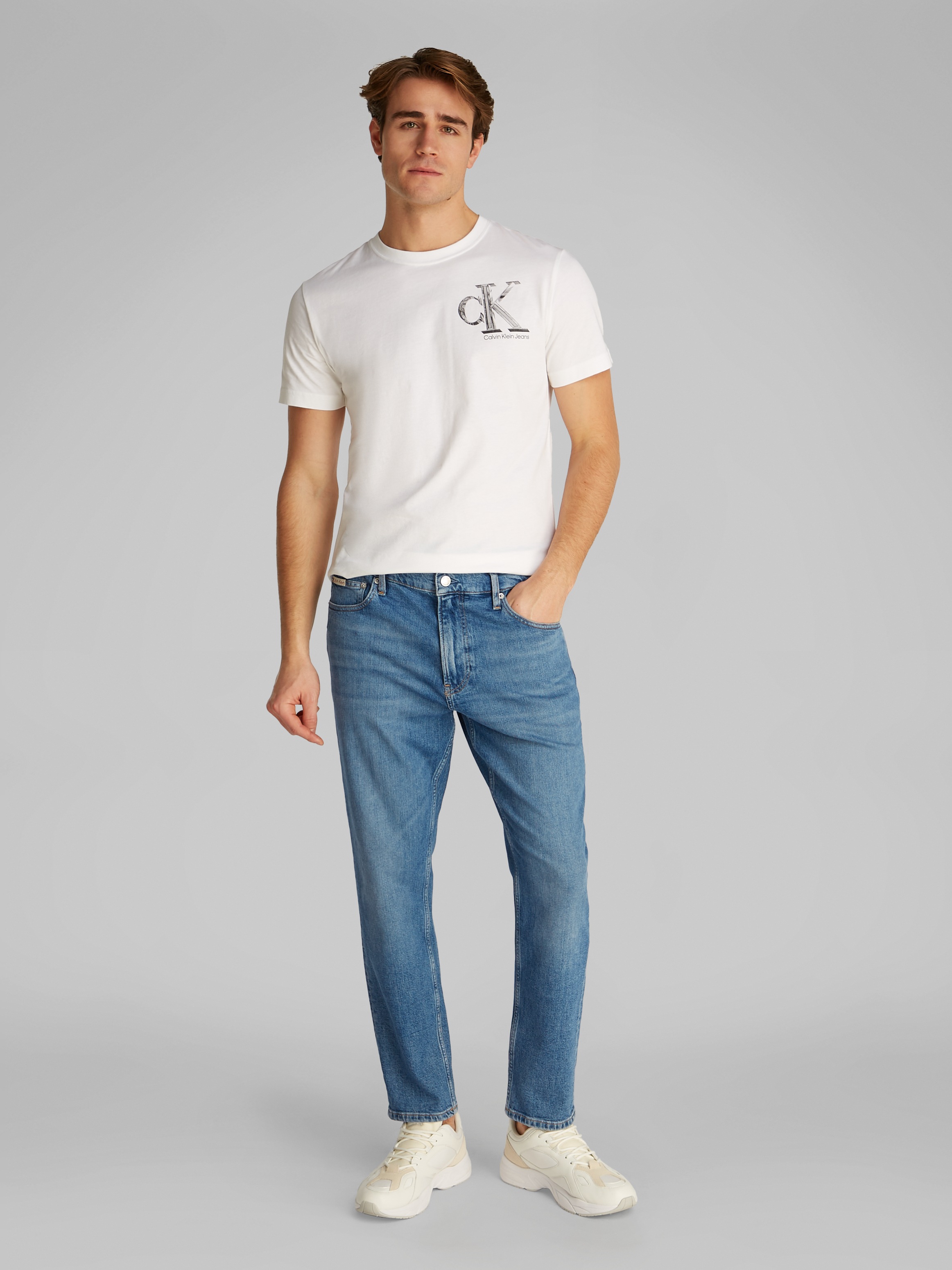 Calvin Klein Jeans Tapered-fit-Jeans »Dad Jeans«, im Retro-Look