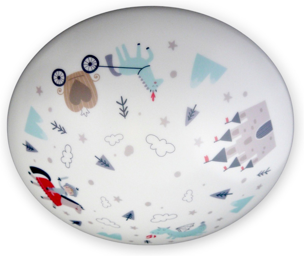 niermann Deckenleuchte »Kinderlampe mit Motiv "Ritter Theo", Kinderzimmer« E27 1 Stk. bruchsichere Deckenschale
