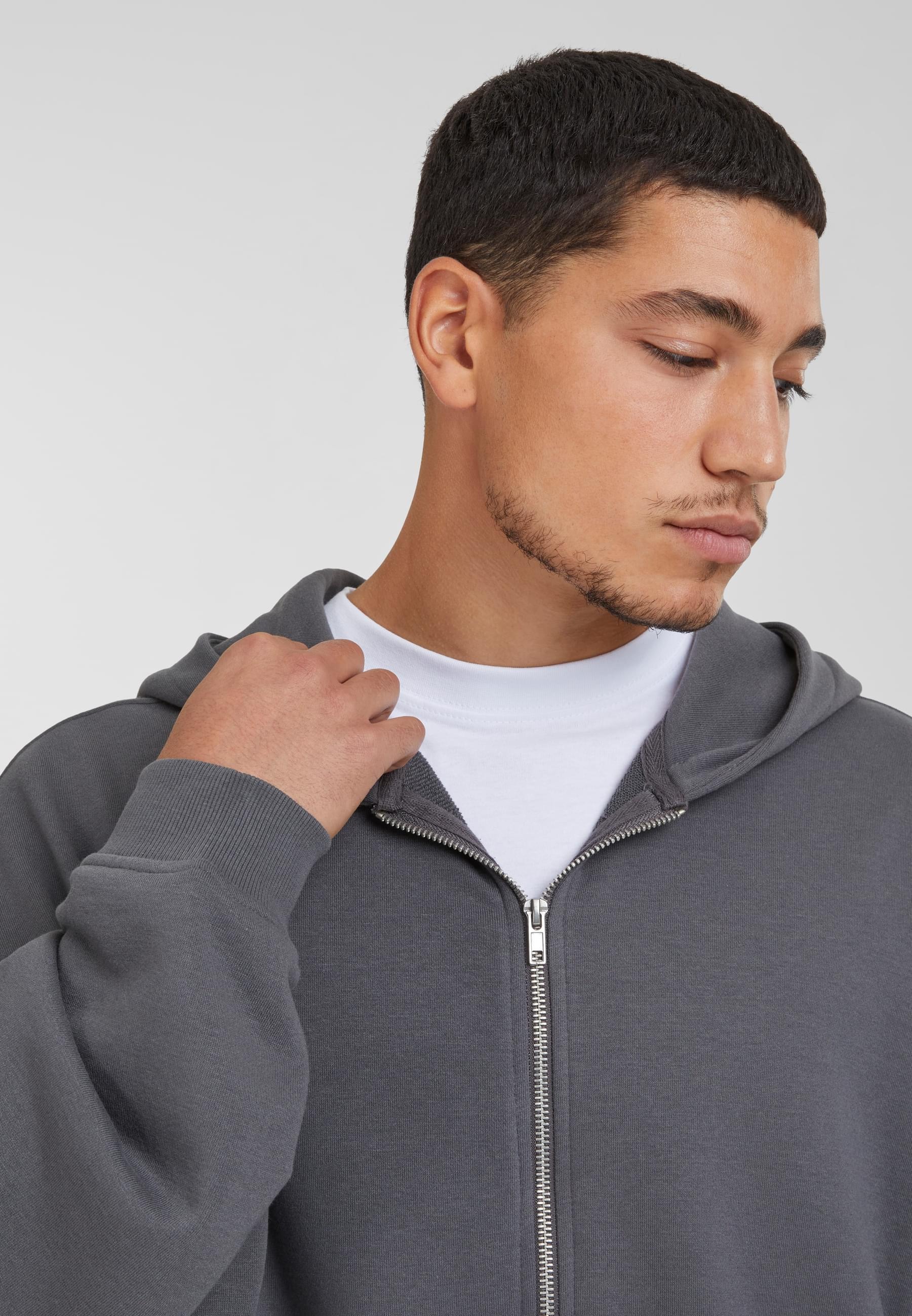 URBAN CLASSICS Sweatjacke »Urban Classics Herren 90's Zip Hoody«