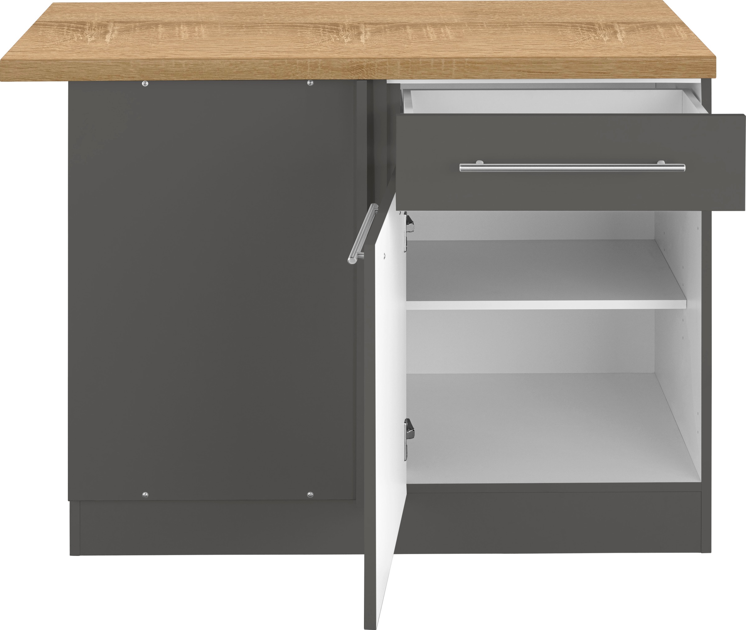 wiho Küchen Eckunterschrank »Unna«, 110 cm breit