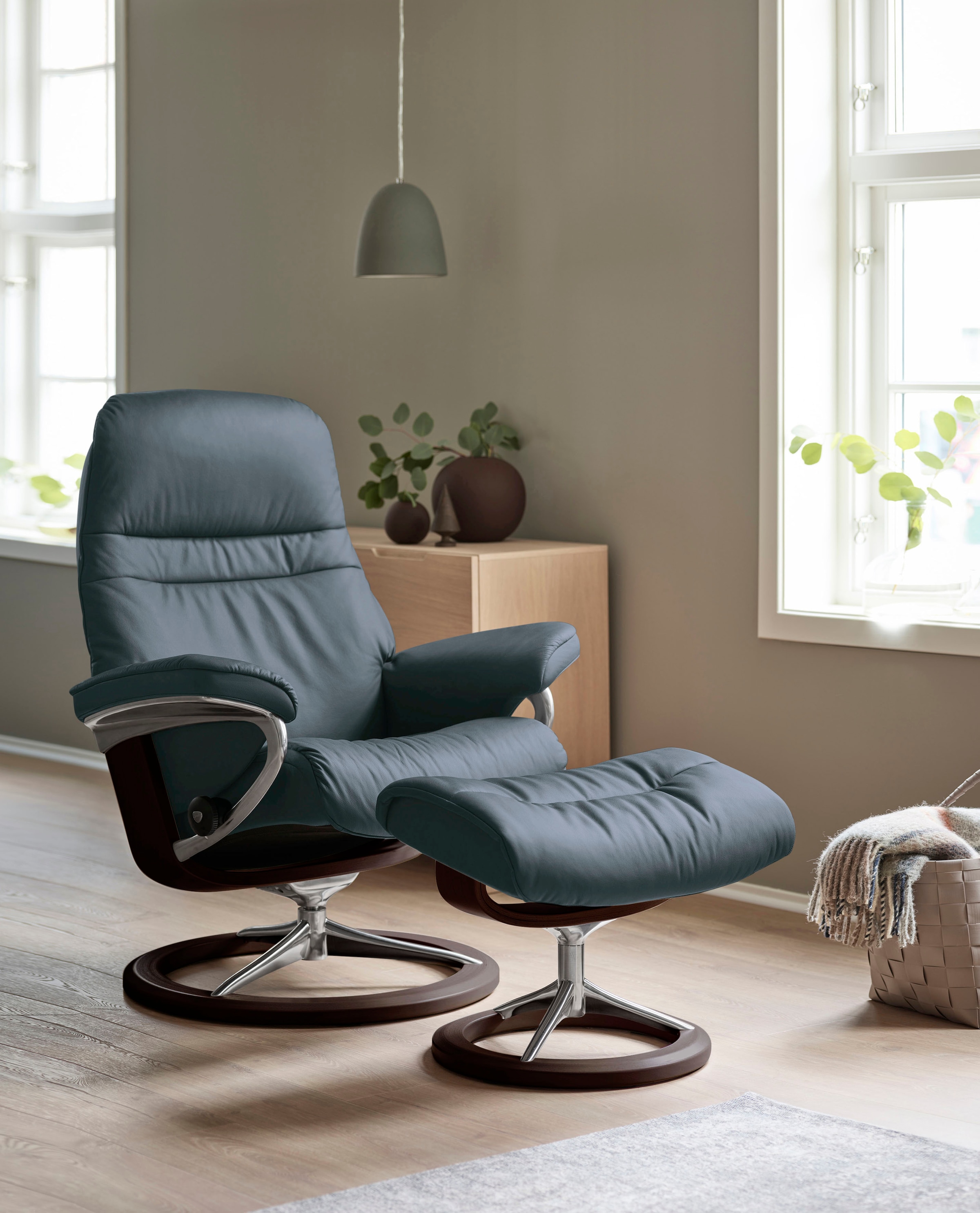 Stressless Relaxsessel "Sunrise", mit Signature Base, Größe S, Gestell Brau günstig online kaufen