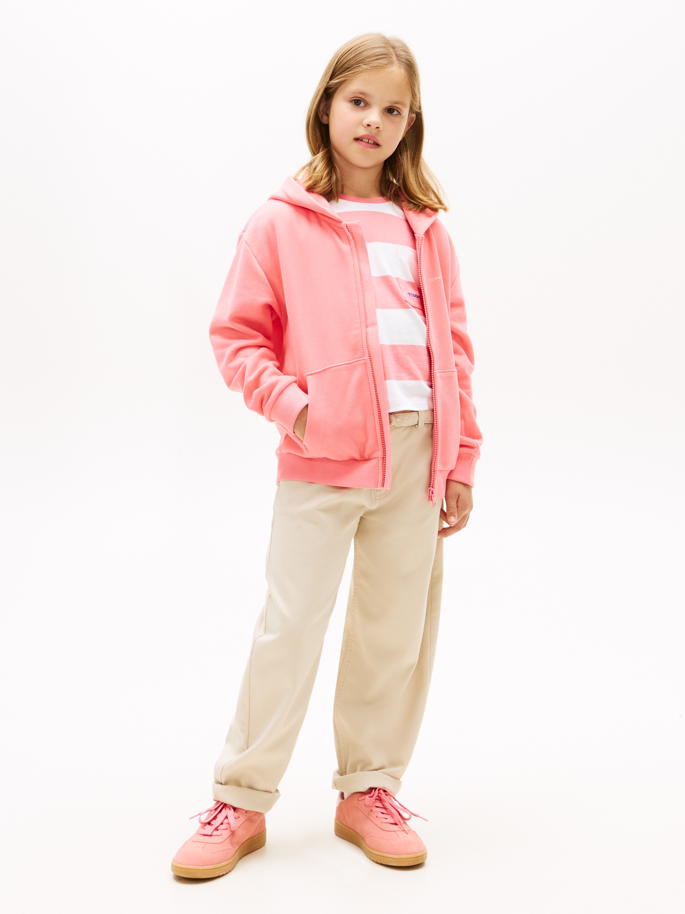 Tommy Hilfiger Kapuzensweatjacke »MINI CORP ZIP THROUGH HOODIE« Kinder bis 16 Jahre