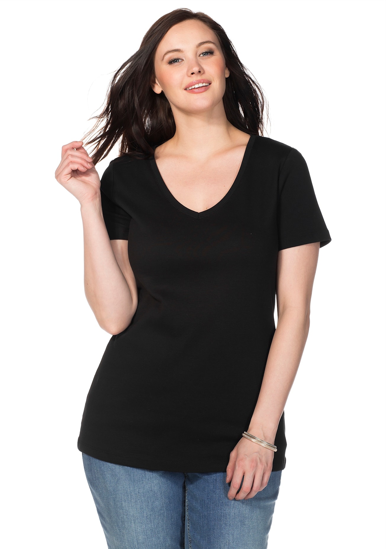 Sheego T-Shirt "T-Shirt", (1 tlg.) günstig online kaufen