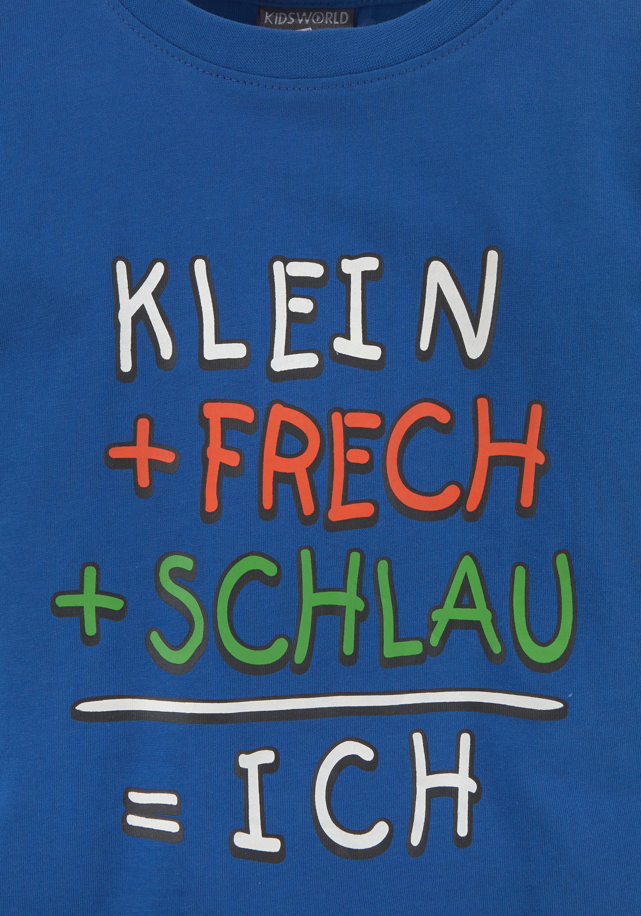 KIDSWORLD T-Shirt »KLEIN+FRECH+SCHLAU...« online bestellen BAUR 