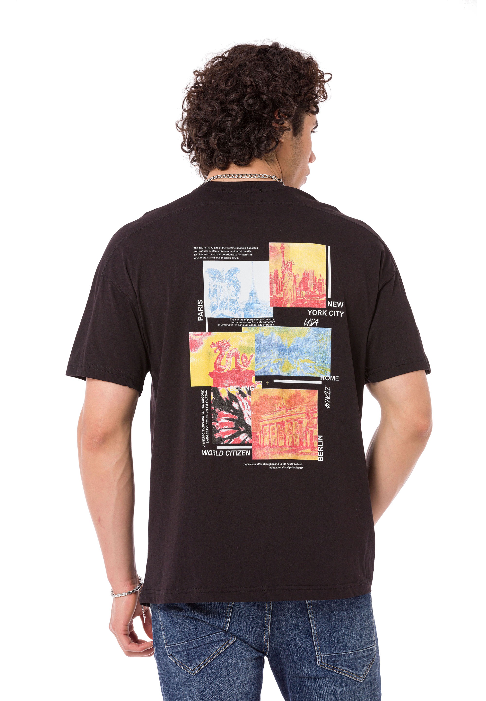 RedBridge T-Shirt »Halesowen«, mit großem Rückenprint