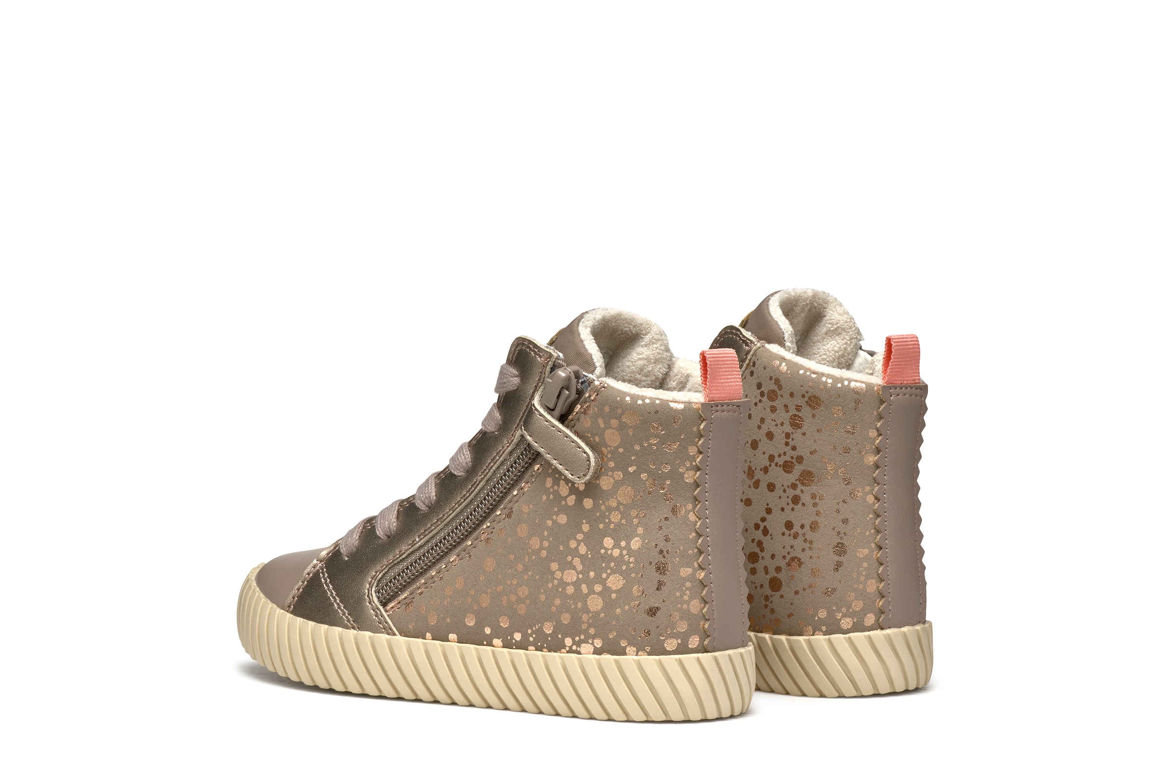 Geox Sneaker »J MIRROLESS GIRL«, Schnürboots mit Warmfutter, Größenschablone zum Download
