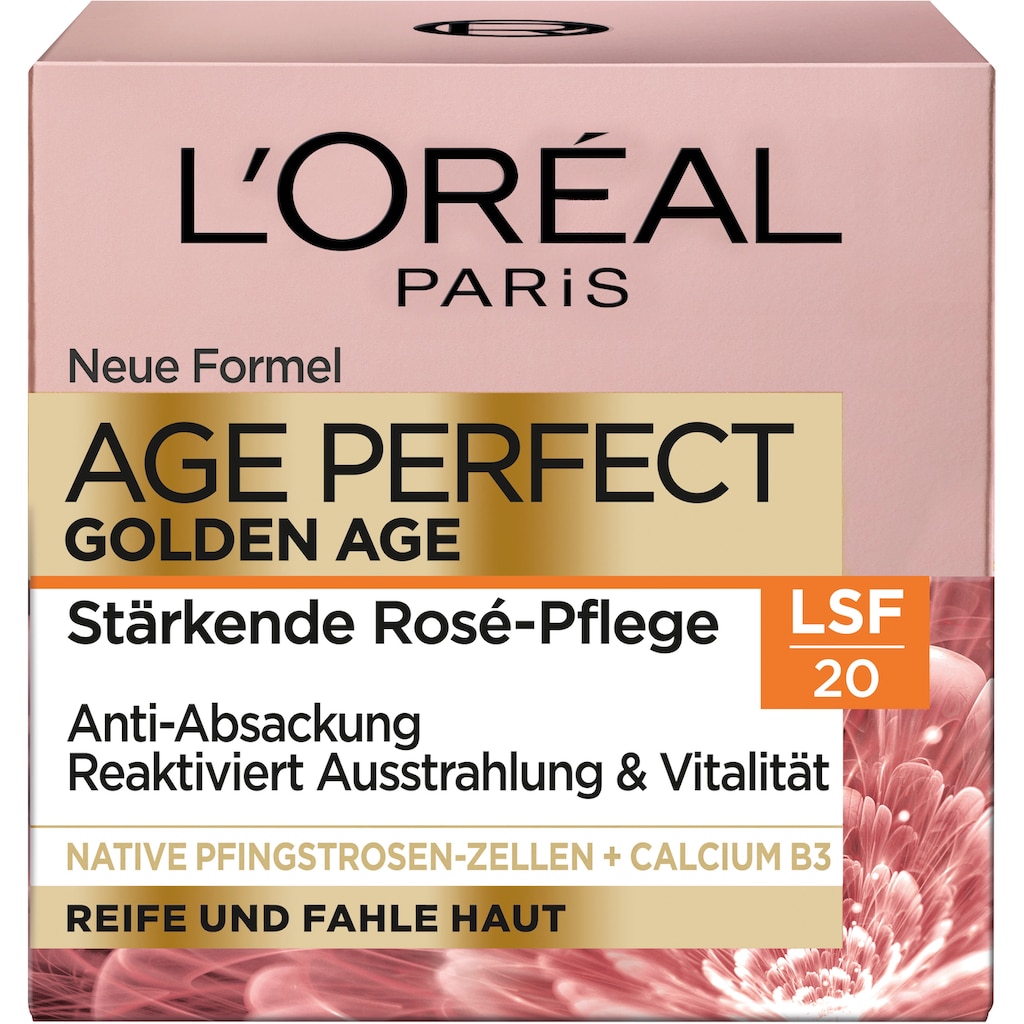 L'ORÉAL PARIS Feuchtigkeitscreme »Age Perfect Golden Age Rosé-Tagespflege LSF20«