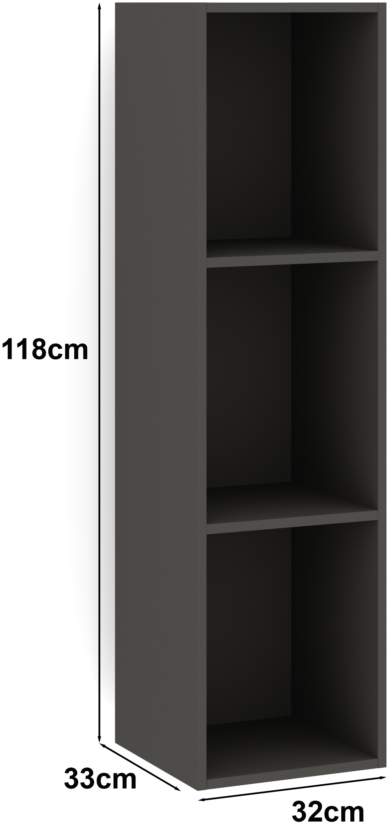 set one by Musterring Hängeschrank »Reno« 1 Stk. tlg. Für vertikale Montage, alternativ waagerecht montierbar
