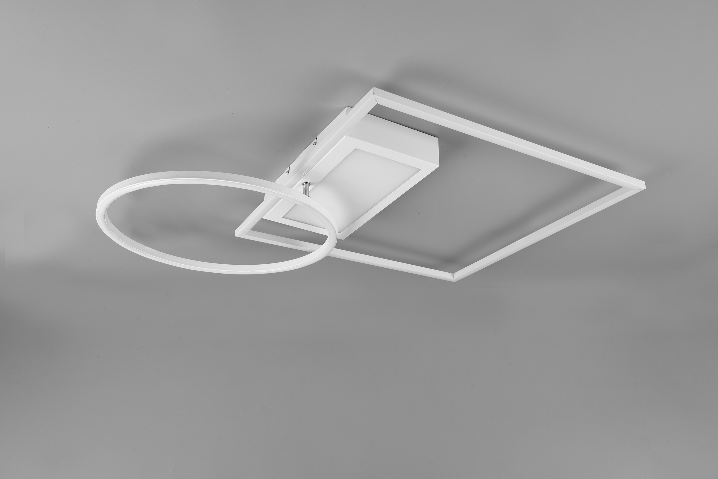 TRIO Leuchten LED Deckenleuchte »Downey«, 1 flammig, Leuchtmittel LED-Modul | LED fest integriert, Lichtfarbe stufenlos einstellbar, Memory Funktion, intgrierter Dimmer