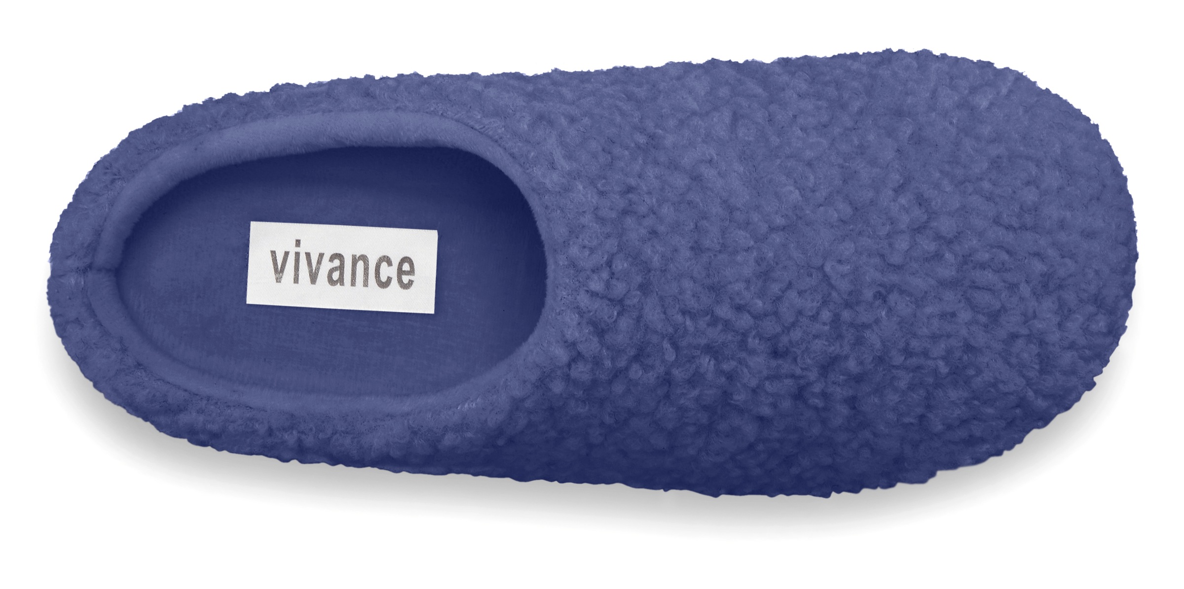 Vivance Hausschuh  Plüsch Hausschuhe, Mule, offener Schuh, Pantolette VEGAN